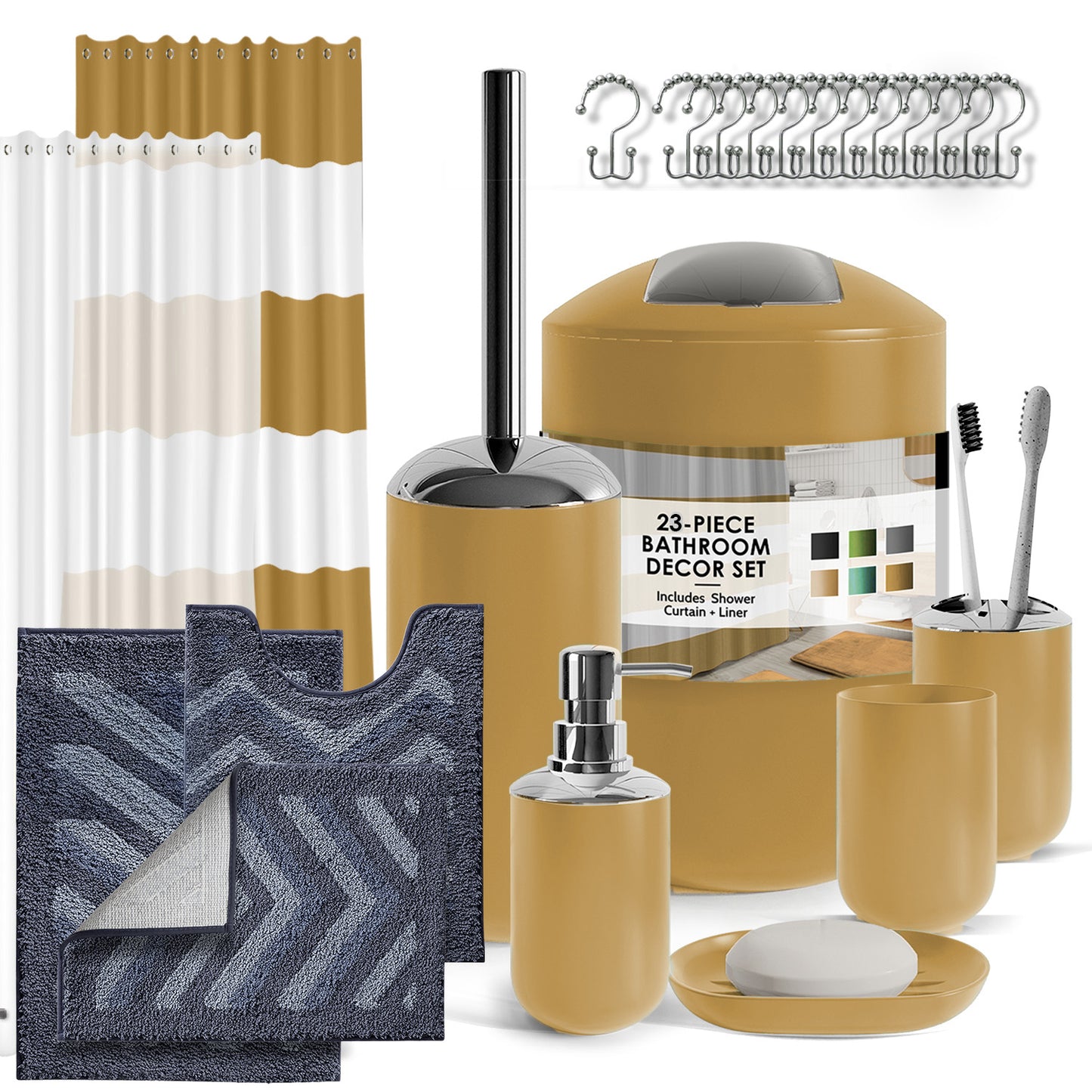 Clara Clark Bathroom Set with Accessories
