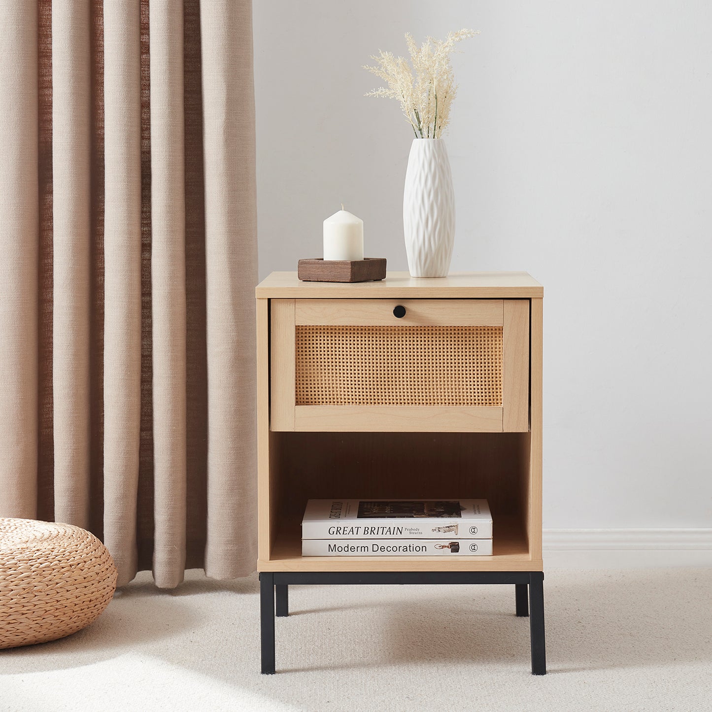 Ravure Small Night Stand End Table