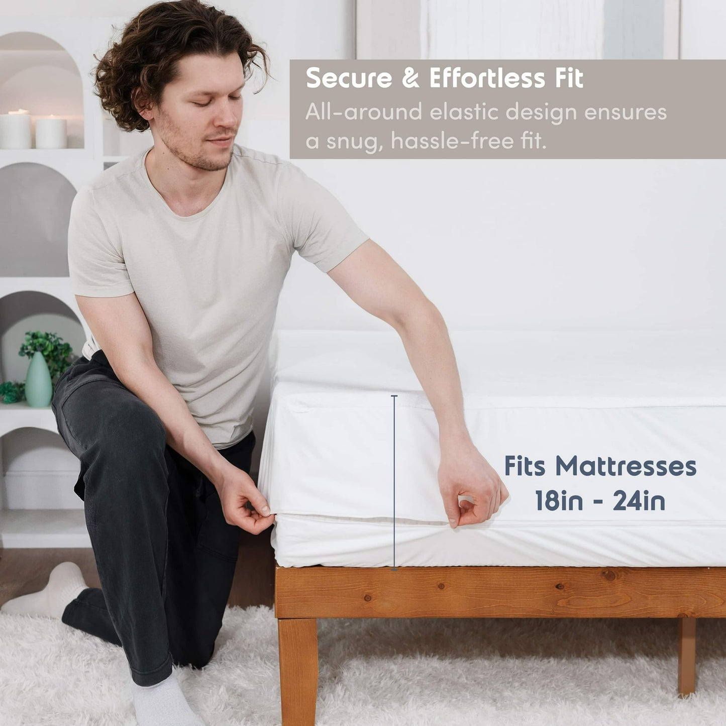 Lammaloe Zippered Waterproof Mattress Protector