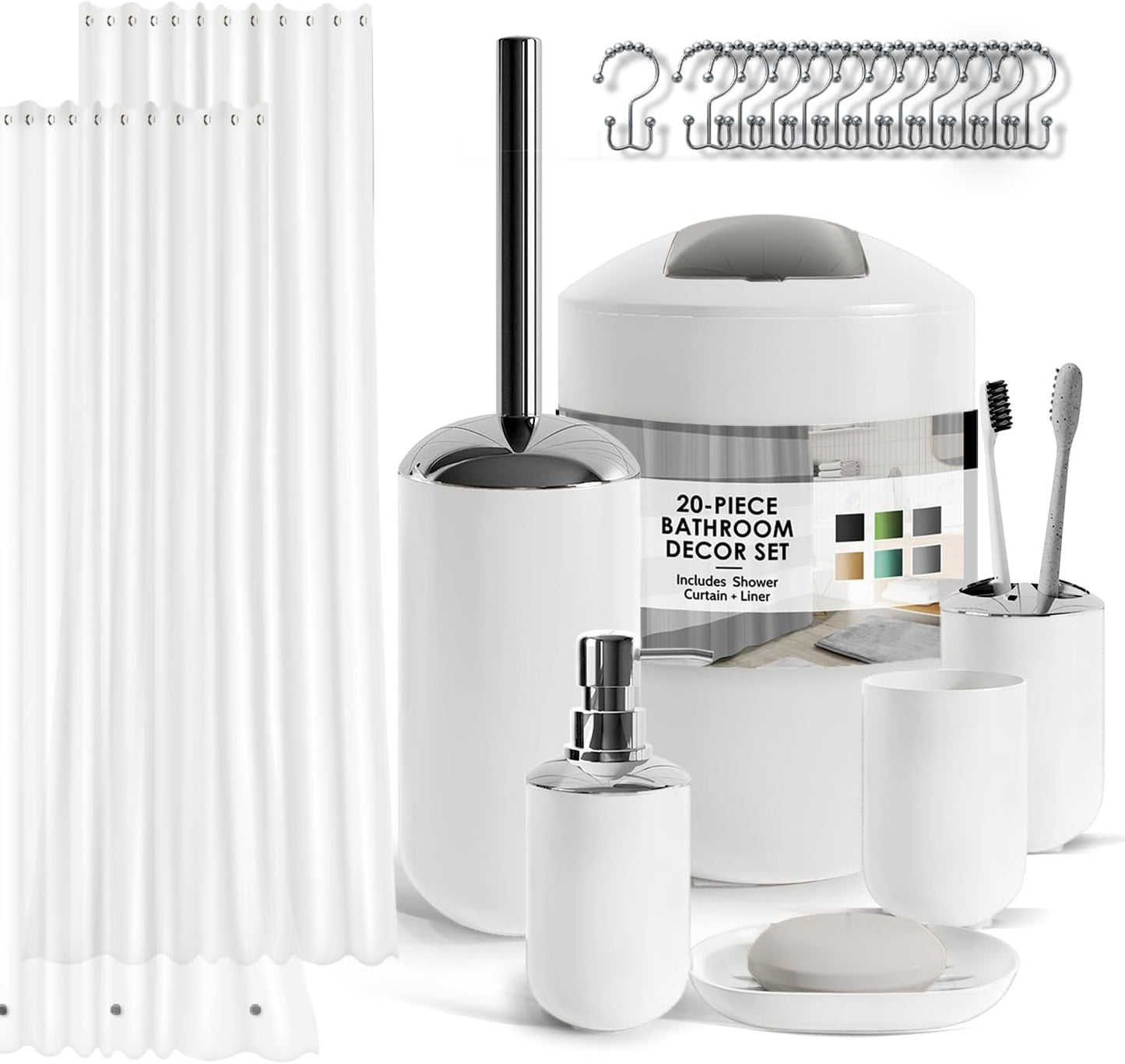 Clara Clark Bathroom Set with Accessories