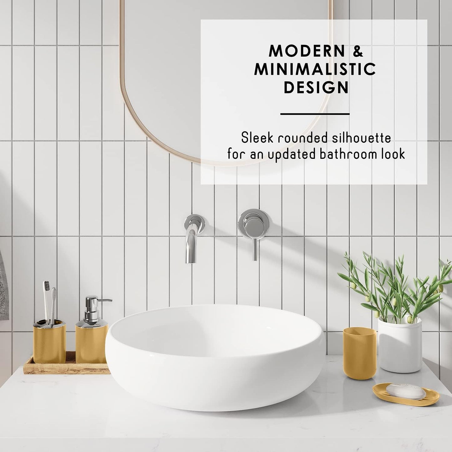 Clara Clark Bathroom Set with Accessories