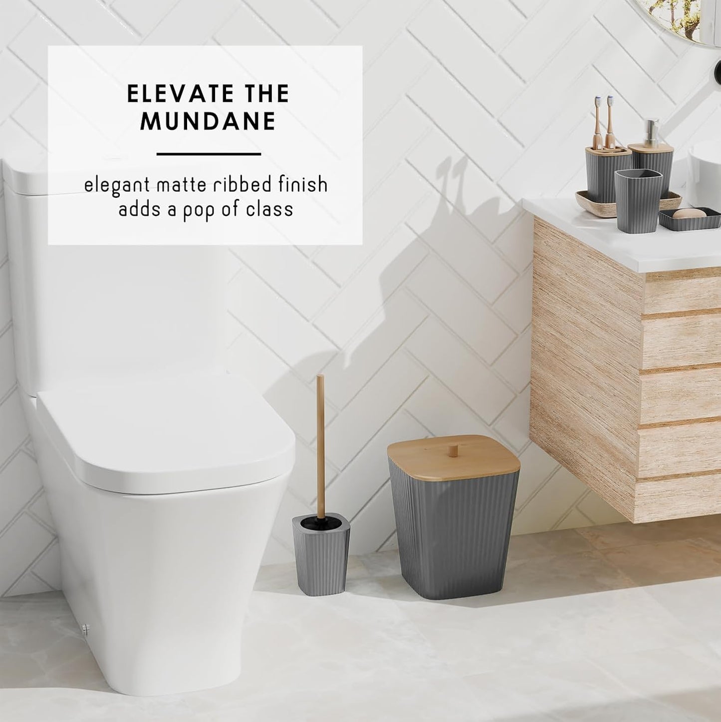 Clara Clark Bathroom Accessories Set