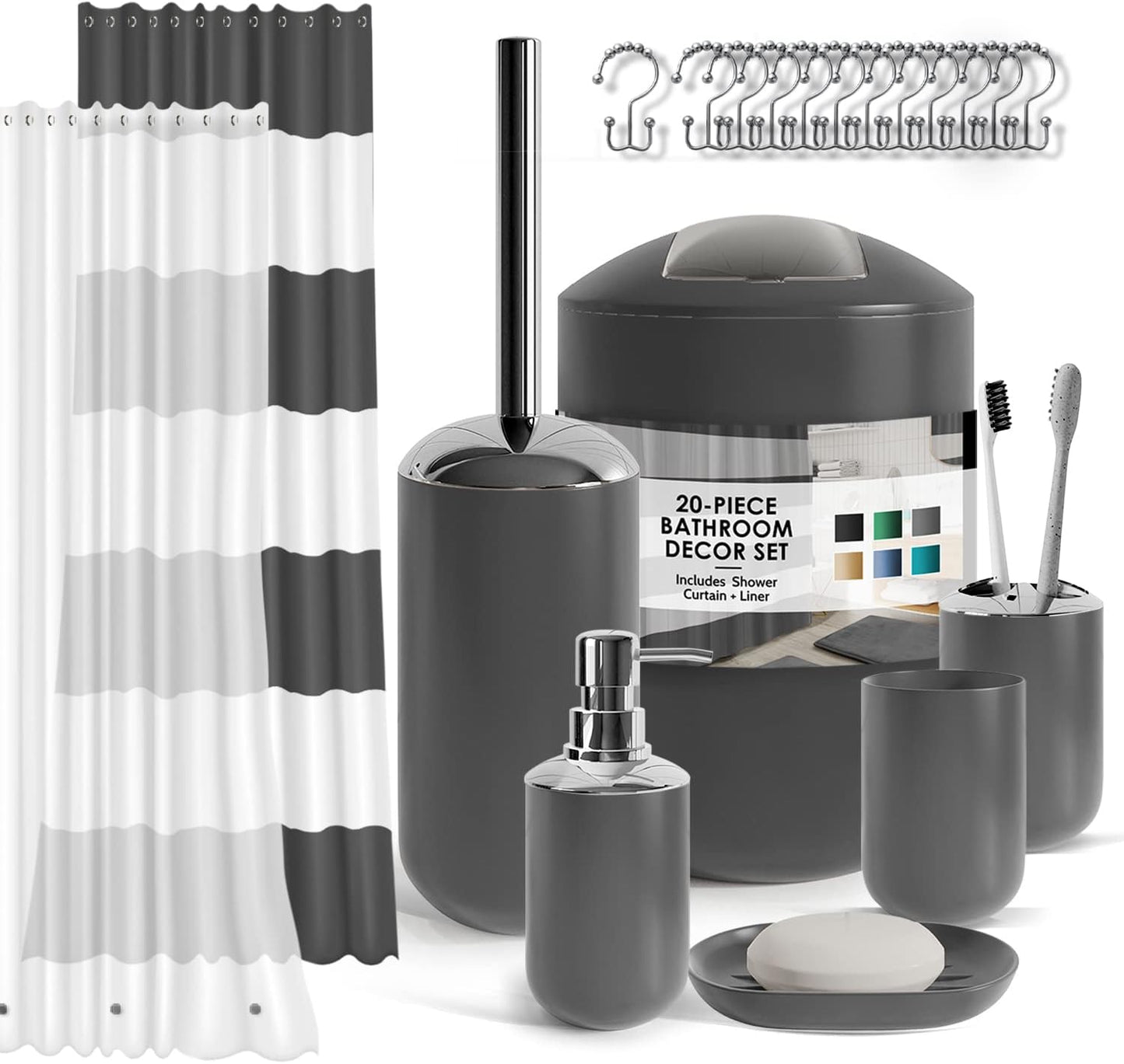 Clara Clark Bathroom Set with Accessories