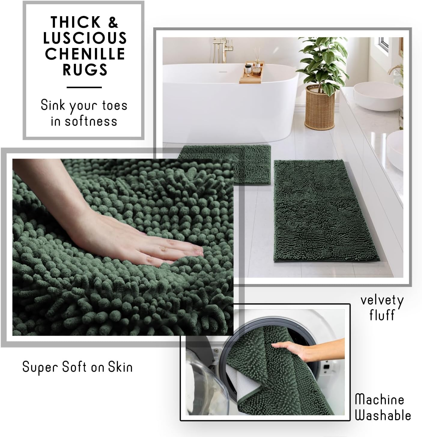 Clara Clark Bathroom Accessories Set