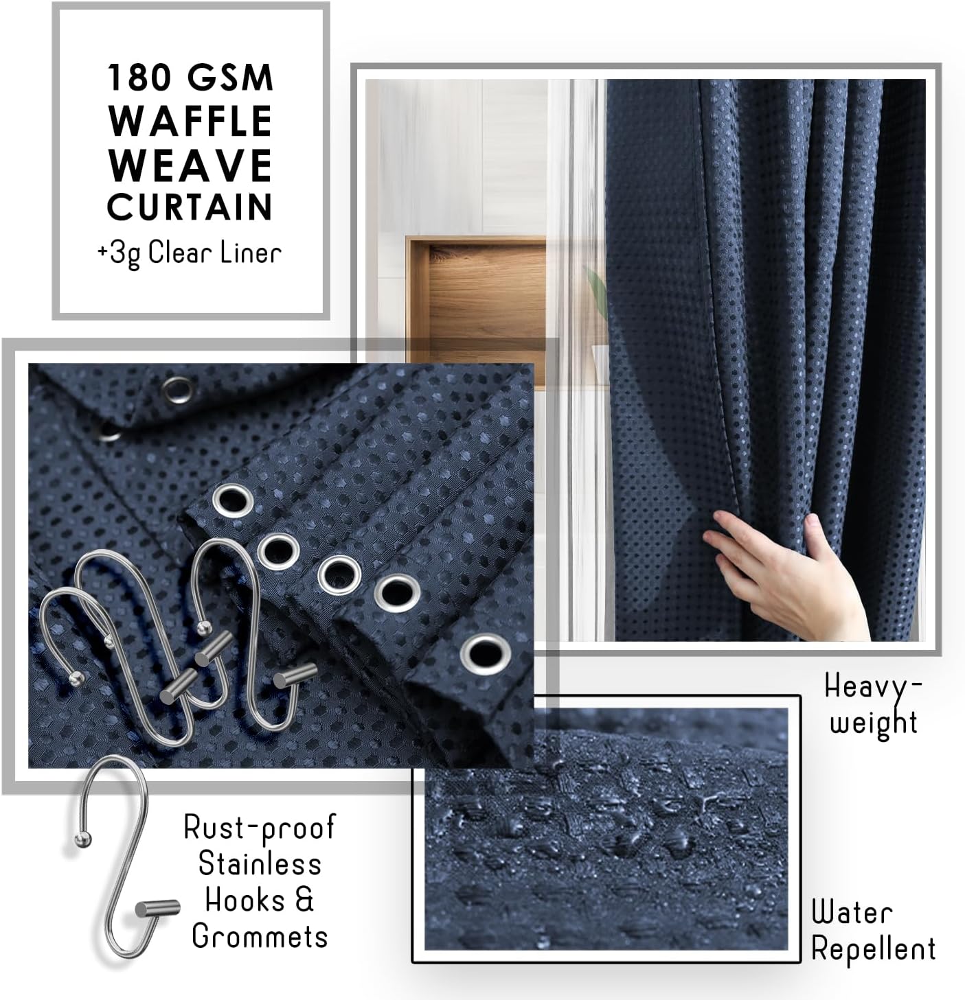 Clara Clark Bathroom Accessories Set