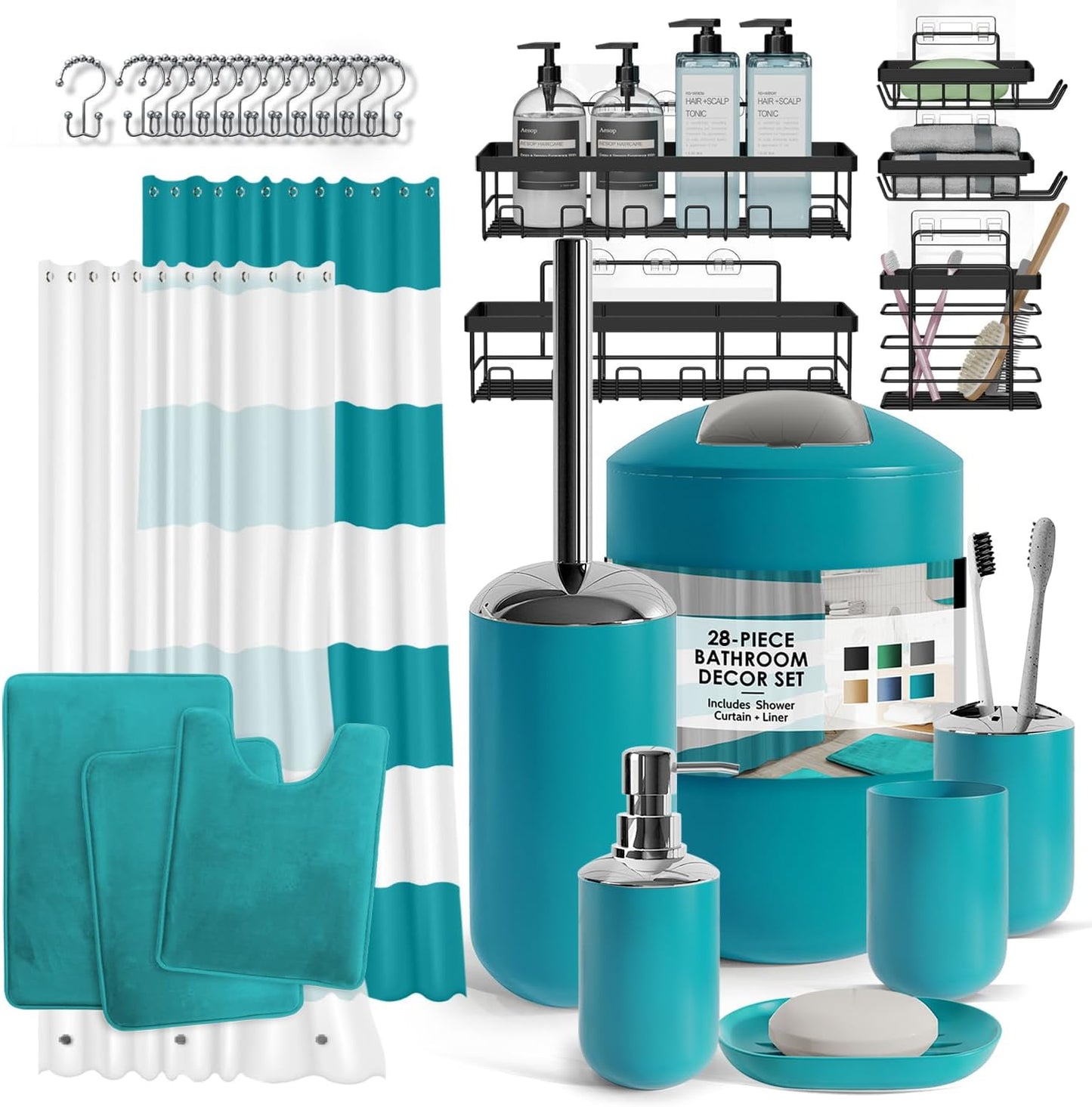 Clara Clark Bathroom Set with Accessories