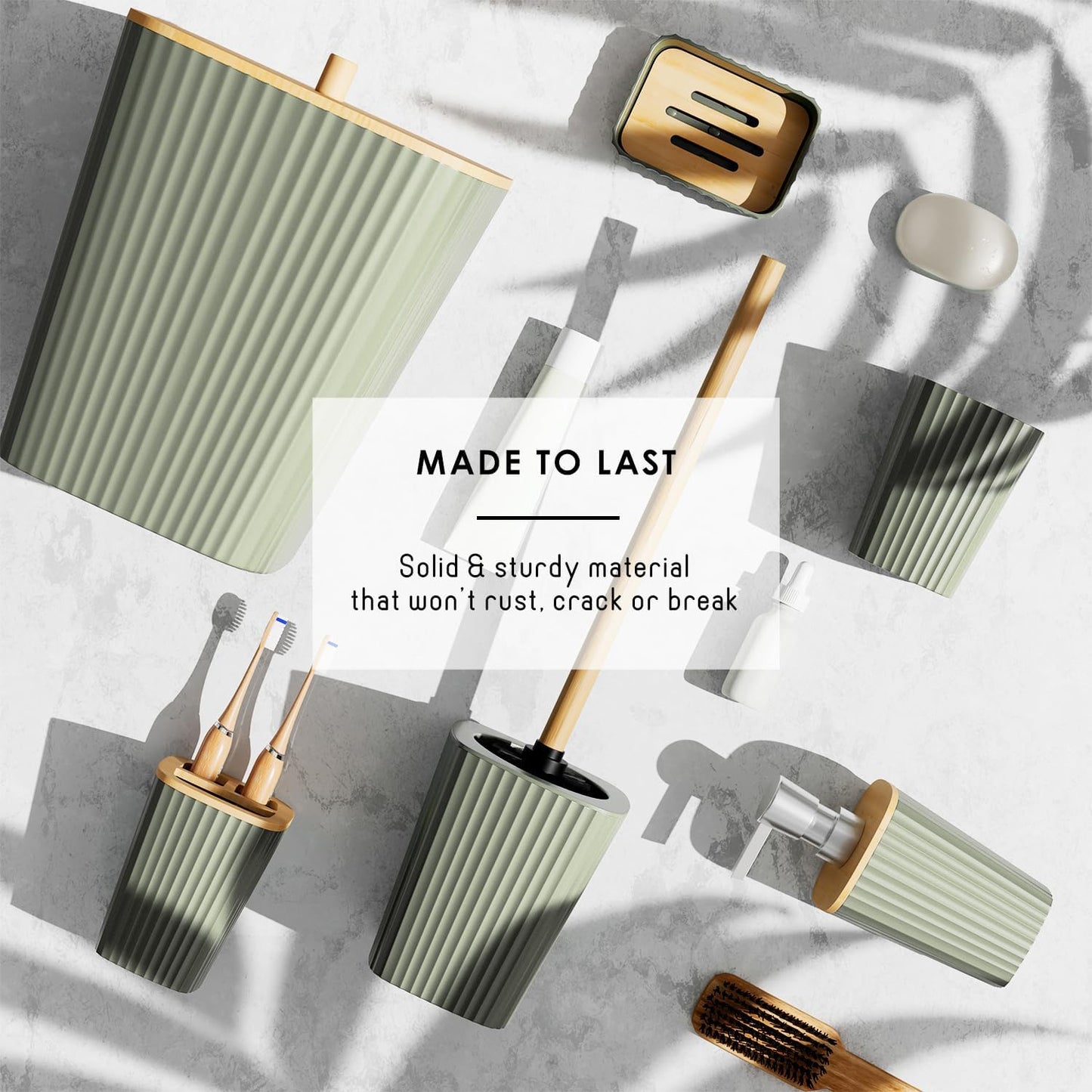Clara Clark Bathroom Accessories Set