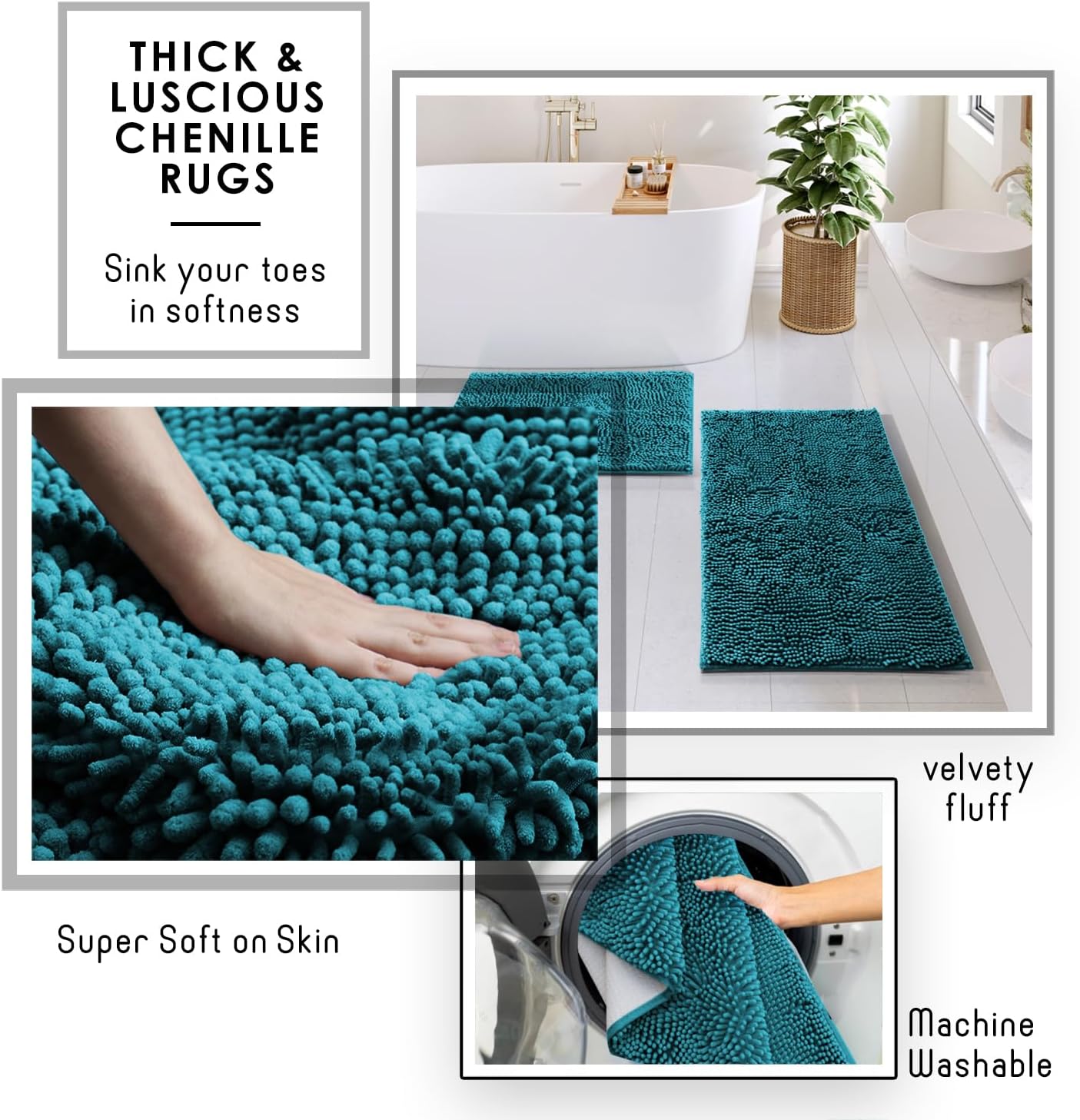 Clara Clark Bathroom Accessories Set