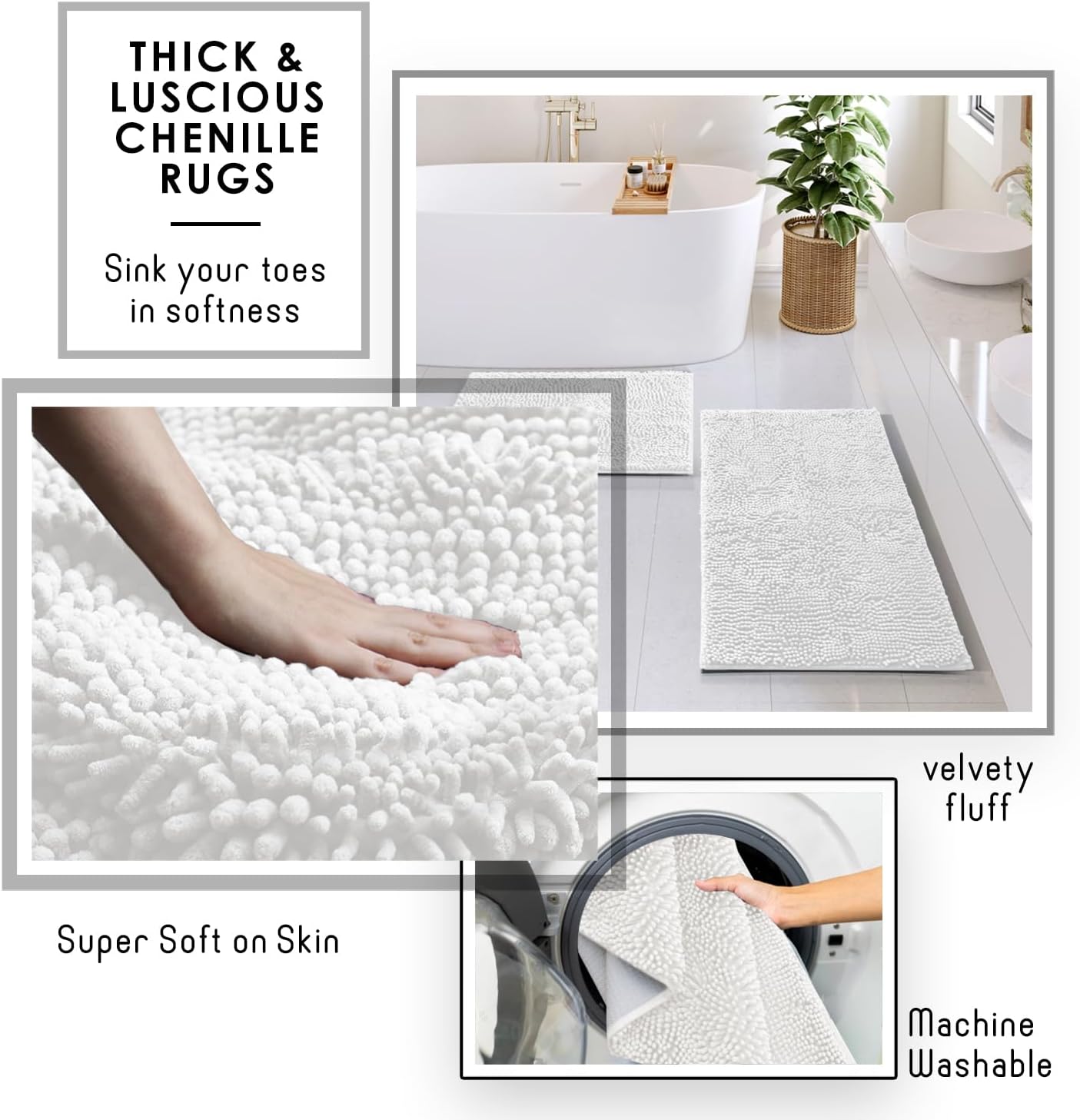 Clara Clark Bathroom Accessories Set