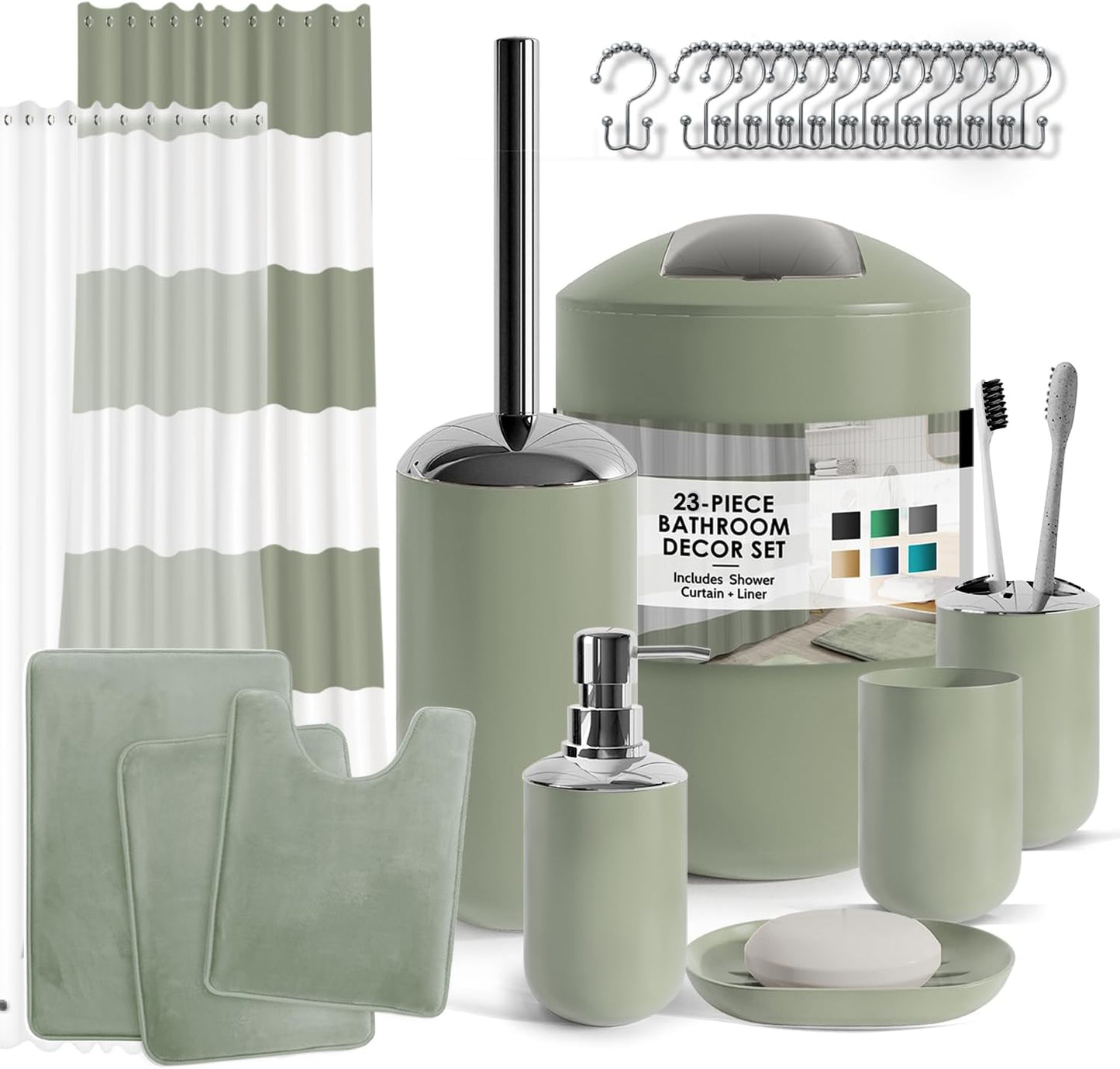 Clara Clark Bathroom Set with Accessories