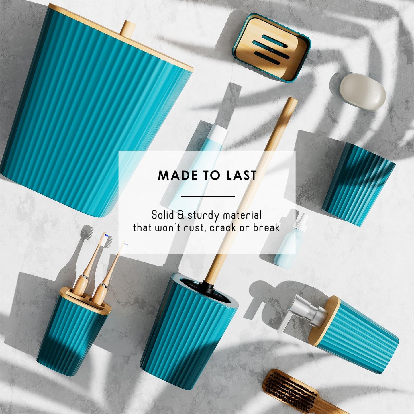 Clara Clark Bathroom Accessories Set