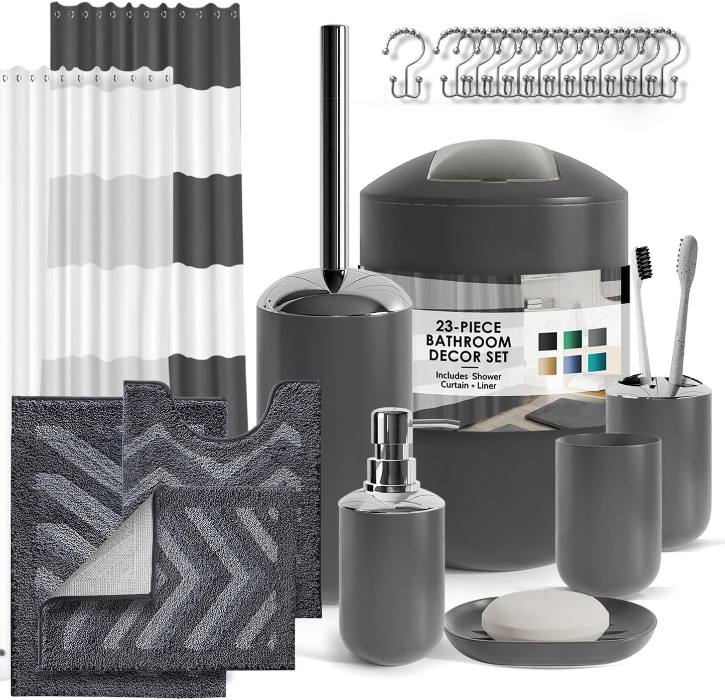 Clara Clark Bathroom Set with Accessories