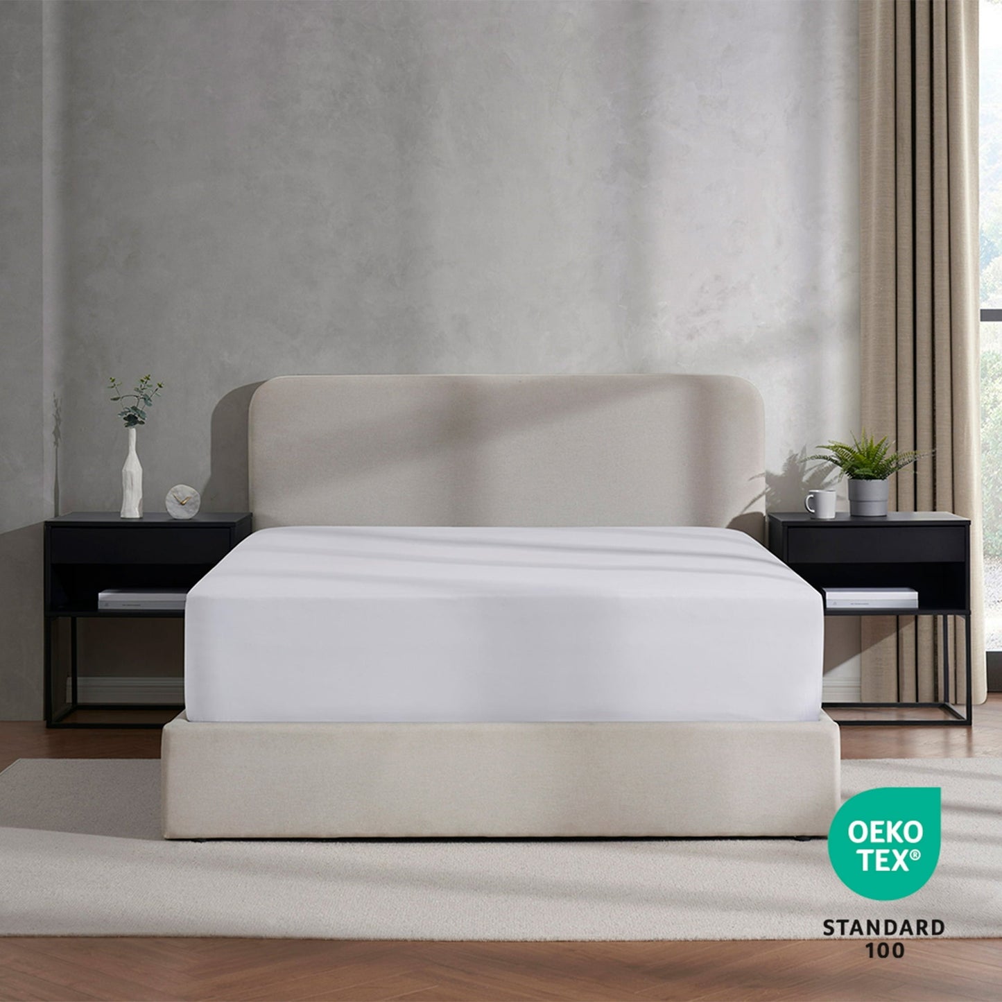 Virtu 1800 Extra Deep Fitted Sheet Queen / King / Cal King