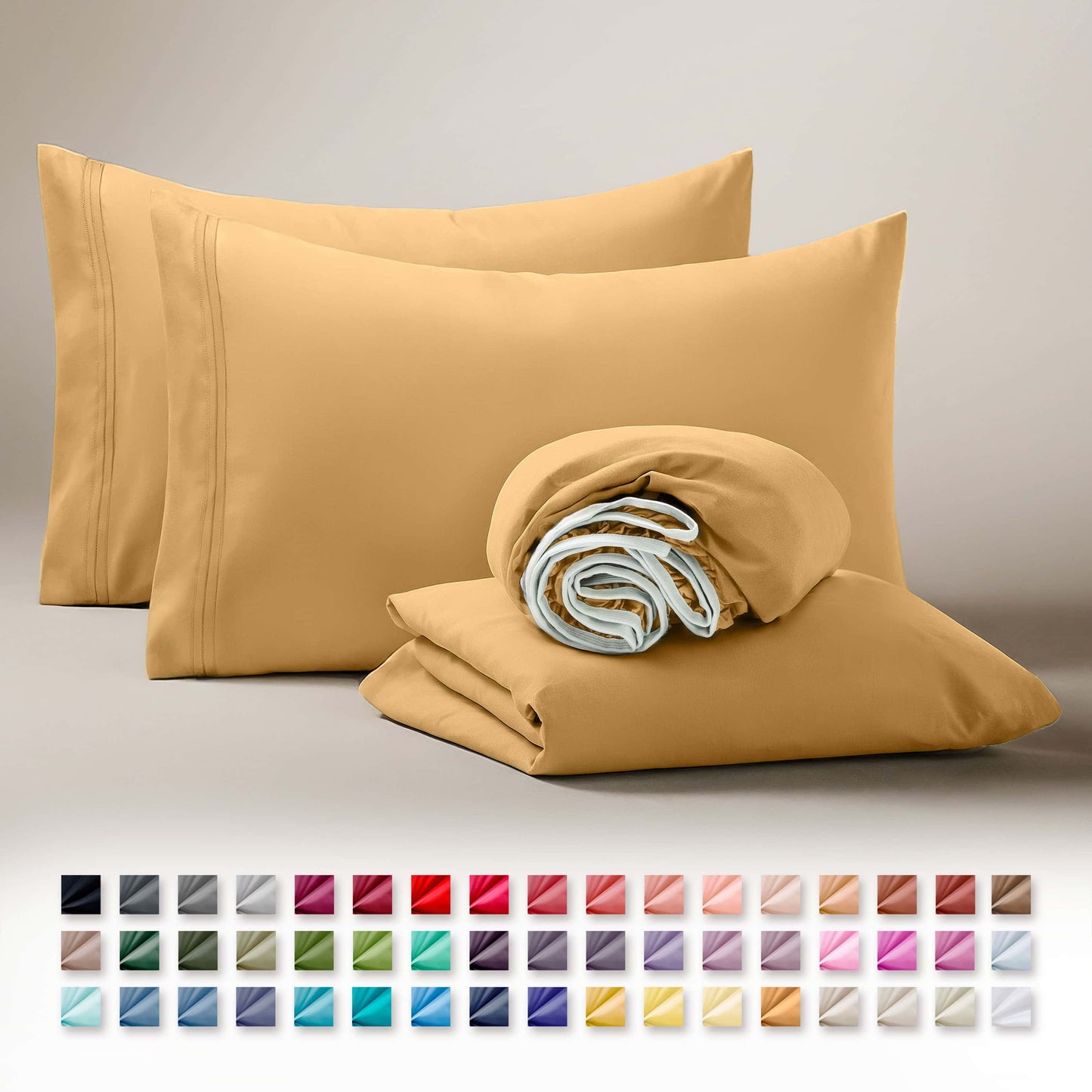 Clara Clark Ultra Soft Microfiber Bed Sheets Set (Twin)