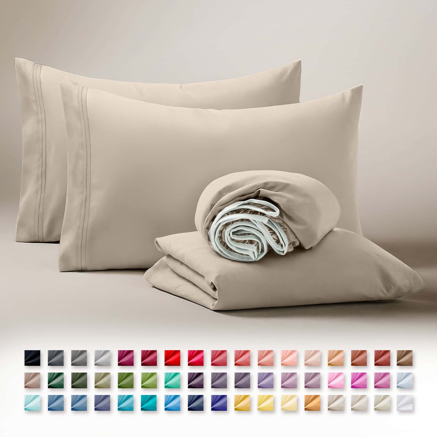 Clara Clark Ultra Soft Microfiber Bed Sheets Set (Twin)
