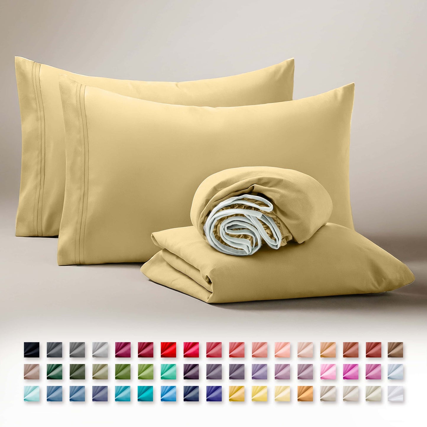 Clara Clark Ultra Soft Microfiber Bed Sheets Set (Twin)