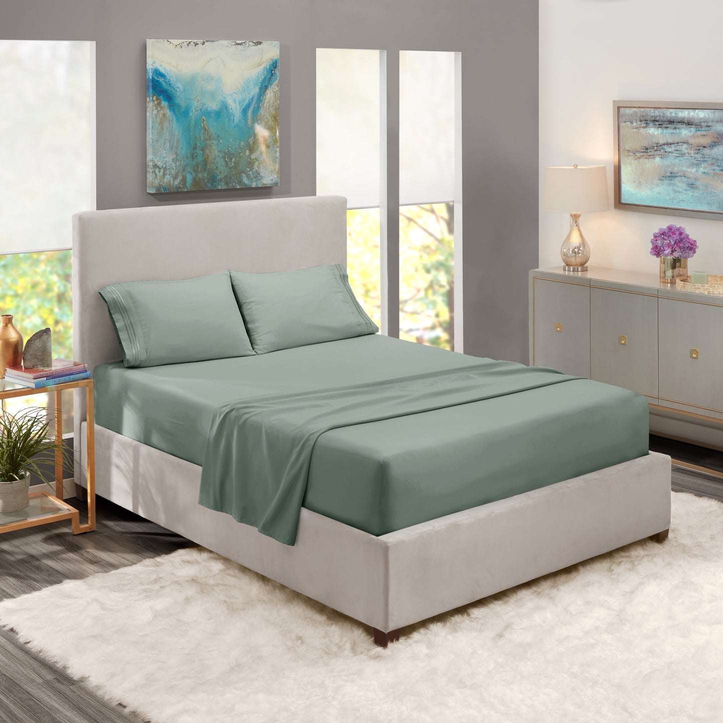 Clara Clark Ultra Soft Microfiber Bed Sheets Set (Twin)