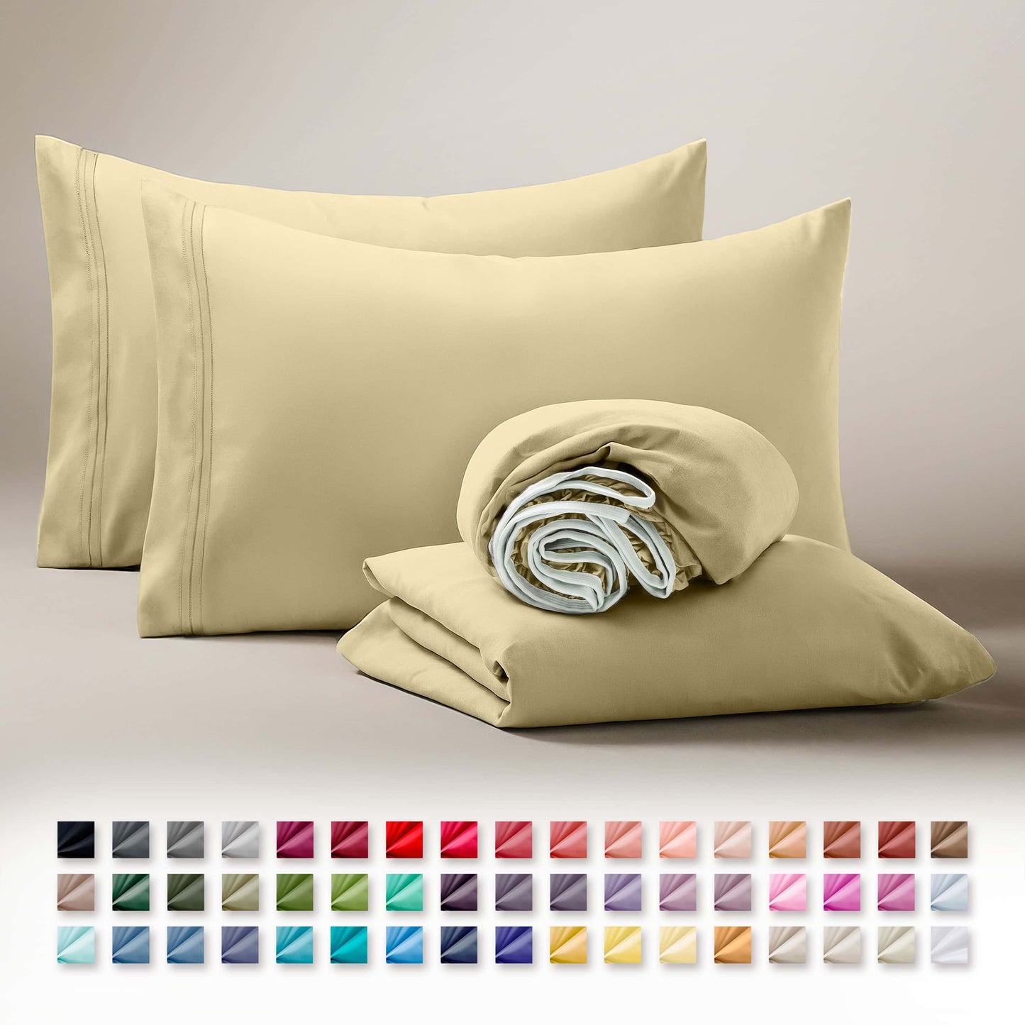 Clara Clark Ultra Soft Microfiber Bed Sheets Set (Twin)