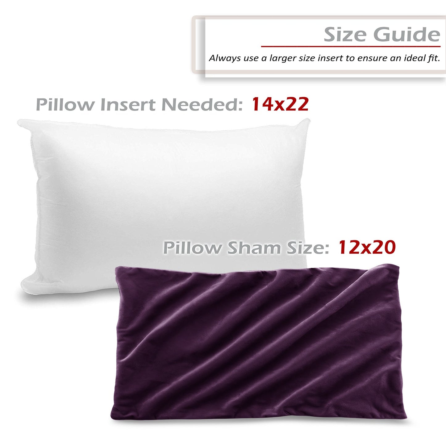 2 Pack 12 x 20 nestl Throw Pillow Covers, Cozy Velvet Decorative Outdoor Pillow