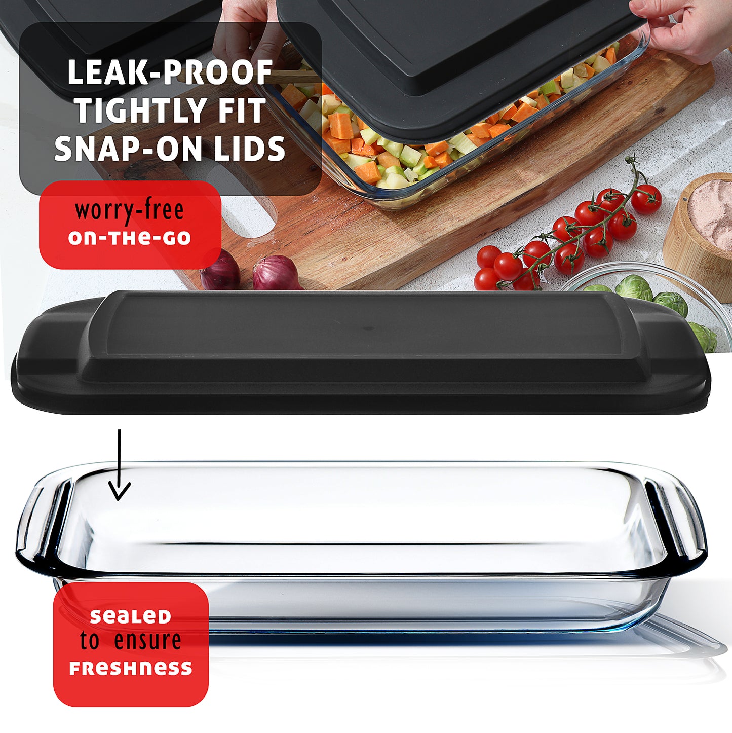 Virtu Glass Lasagna Dish