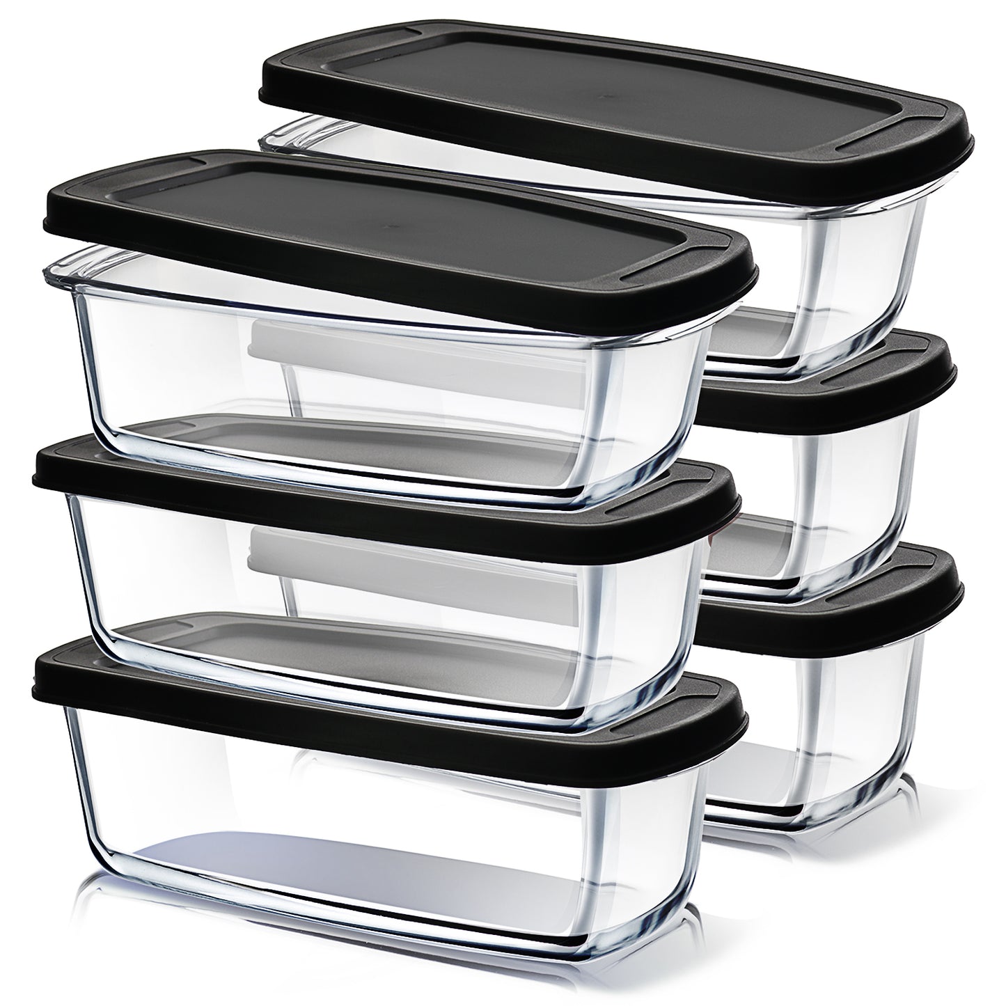 Virtu Glass Food Storage Containers Loaf Pan