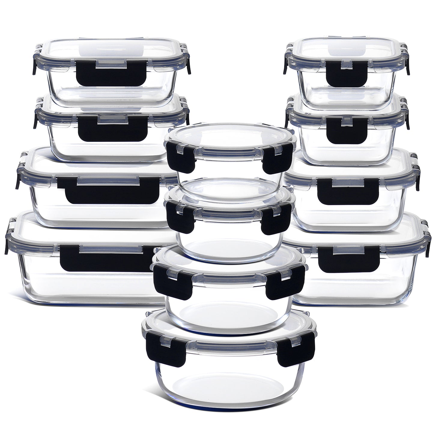 Virtu Glass Food Container Set