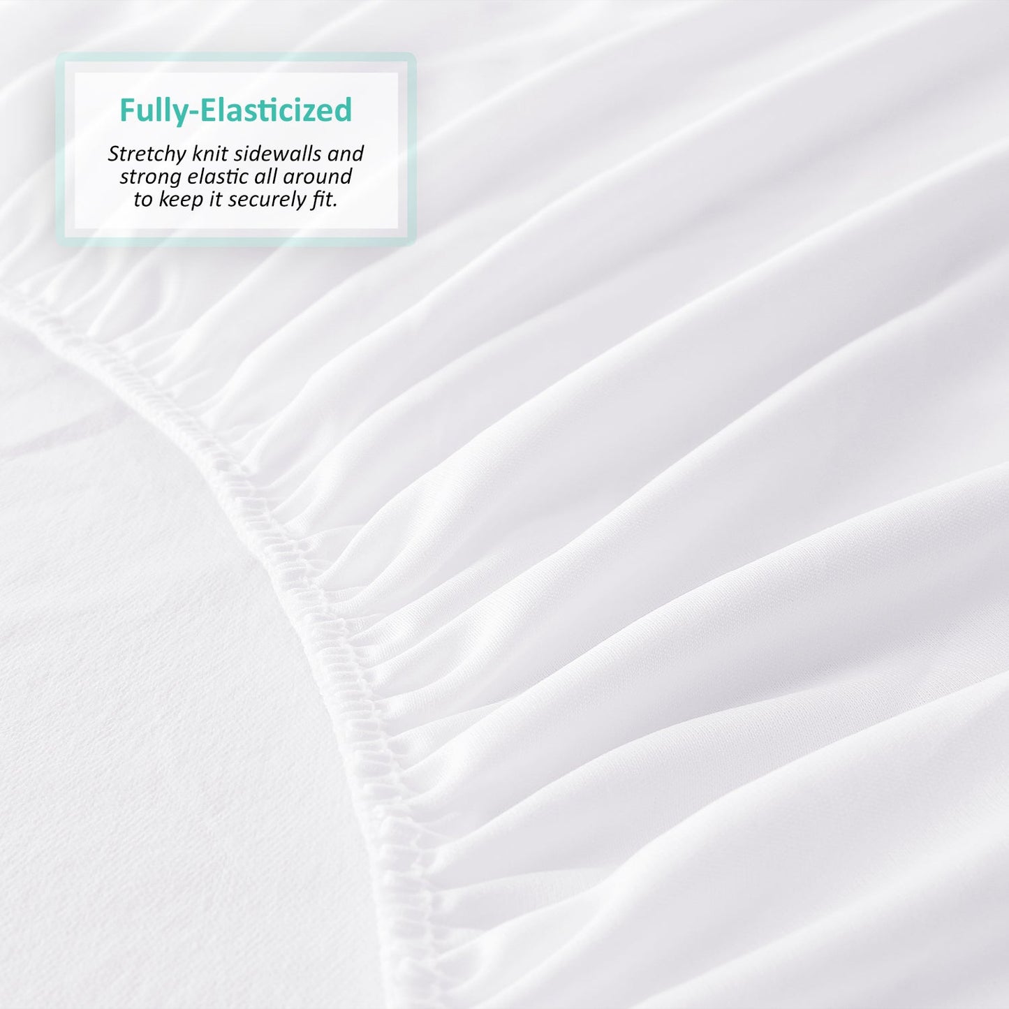 nestl Premium Cotton Terry Mattress Protector – Hypoallergenic and Waterproof Toddler Mattress Protector – Breathable & Noiseless Cover