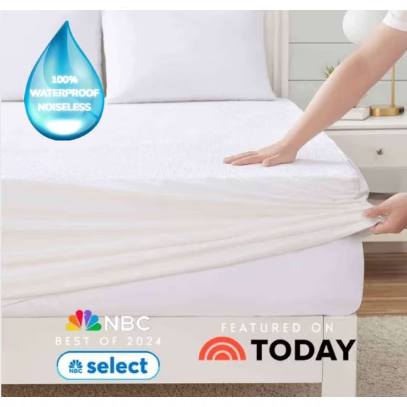 Nestl Deep Pocket 100% Waterproof Mattress Protector Fits Mattresses Up to 21 inch