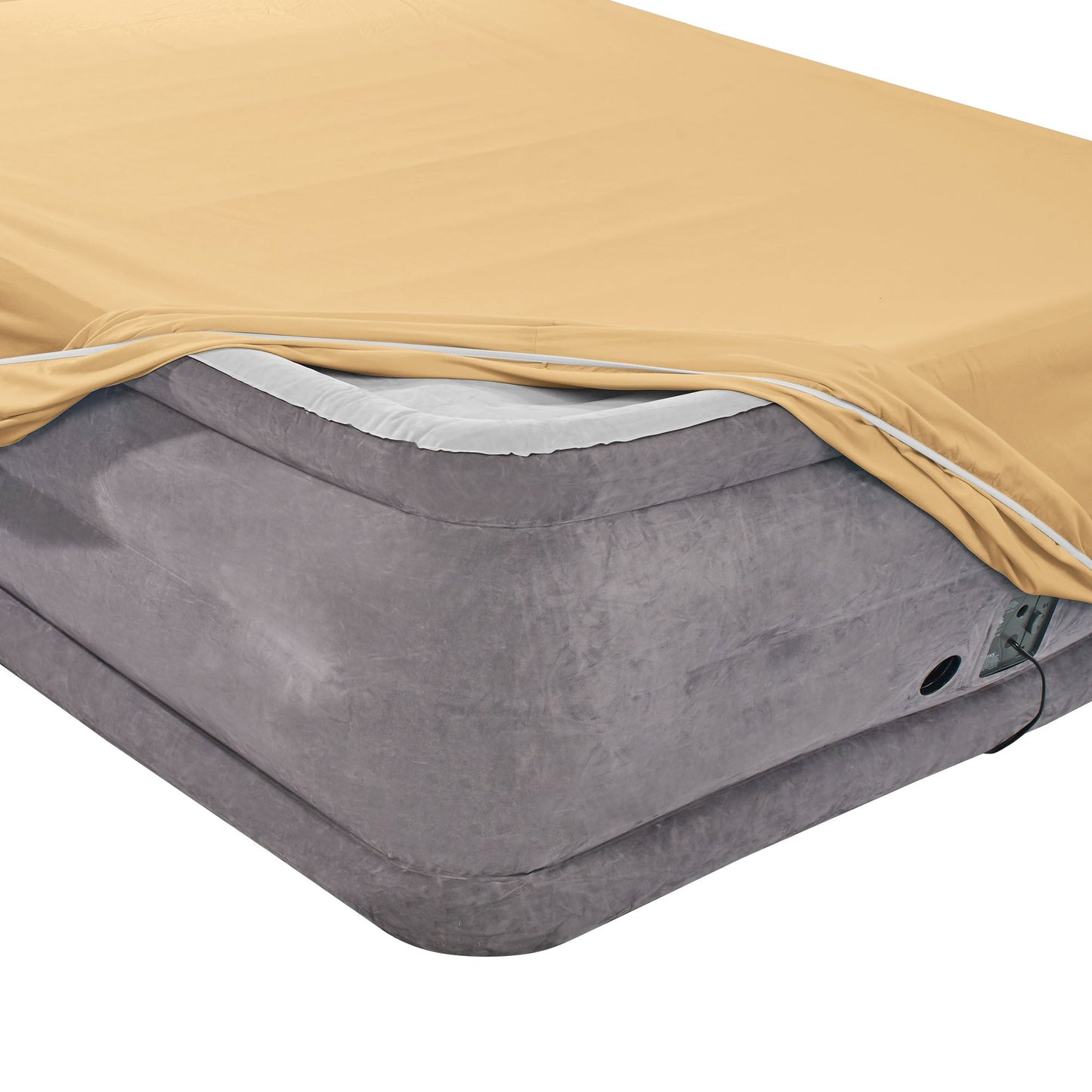 nestl Twin Fitted Sheet - Single Fitted Deep Pocket Sheet - Fits Mattress Perfectly - Soft Wrinkle Free Sheet - 1 Fitted Sheet Only