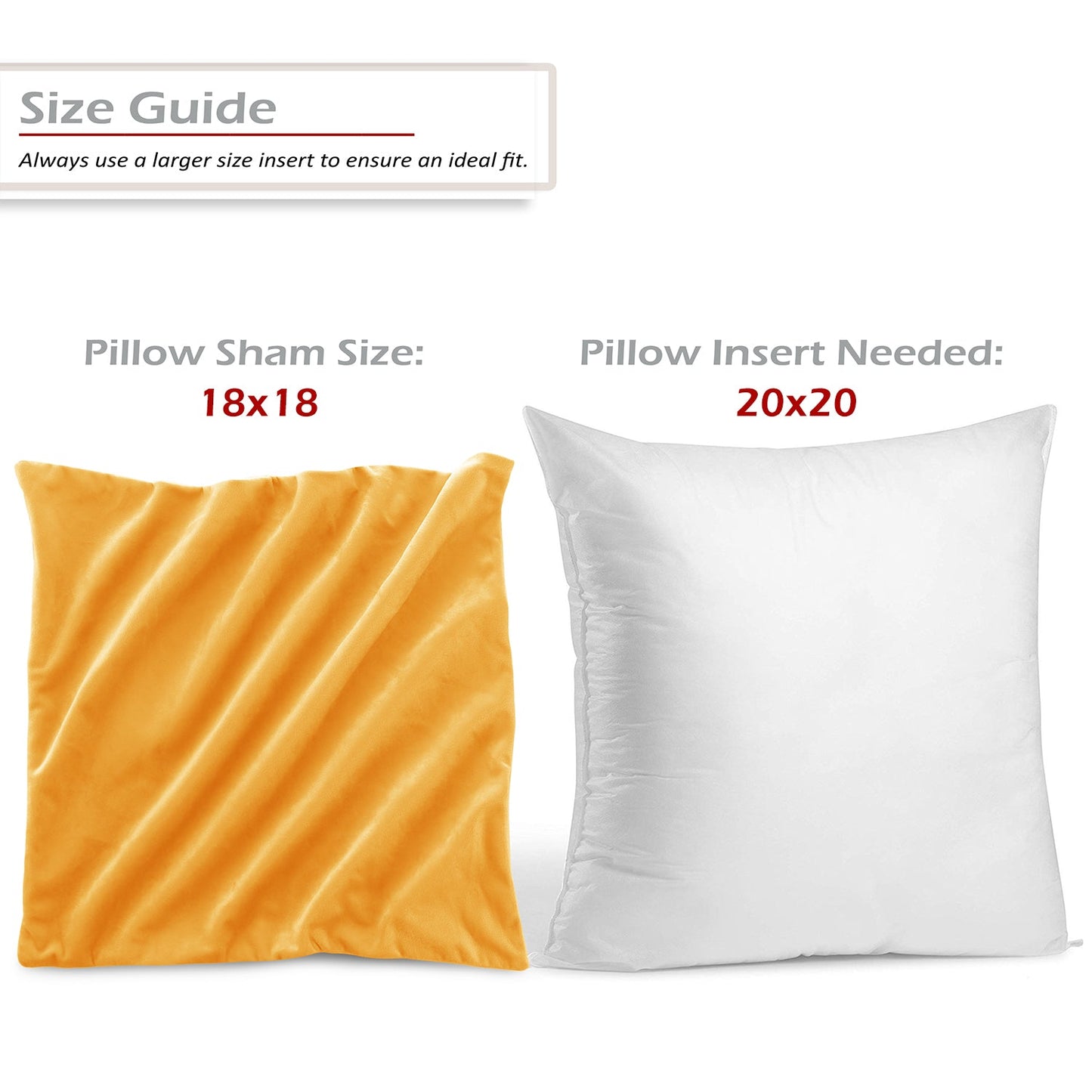 Holiday nestl Throw Pillow Covers, Cozy Velvet Decorative Outdoor Pillow Covers 16x16 & 18x18 Inches, Soft Solid Cushion Covers for Sofa, Bed and Car, Set of 2