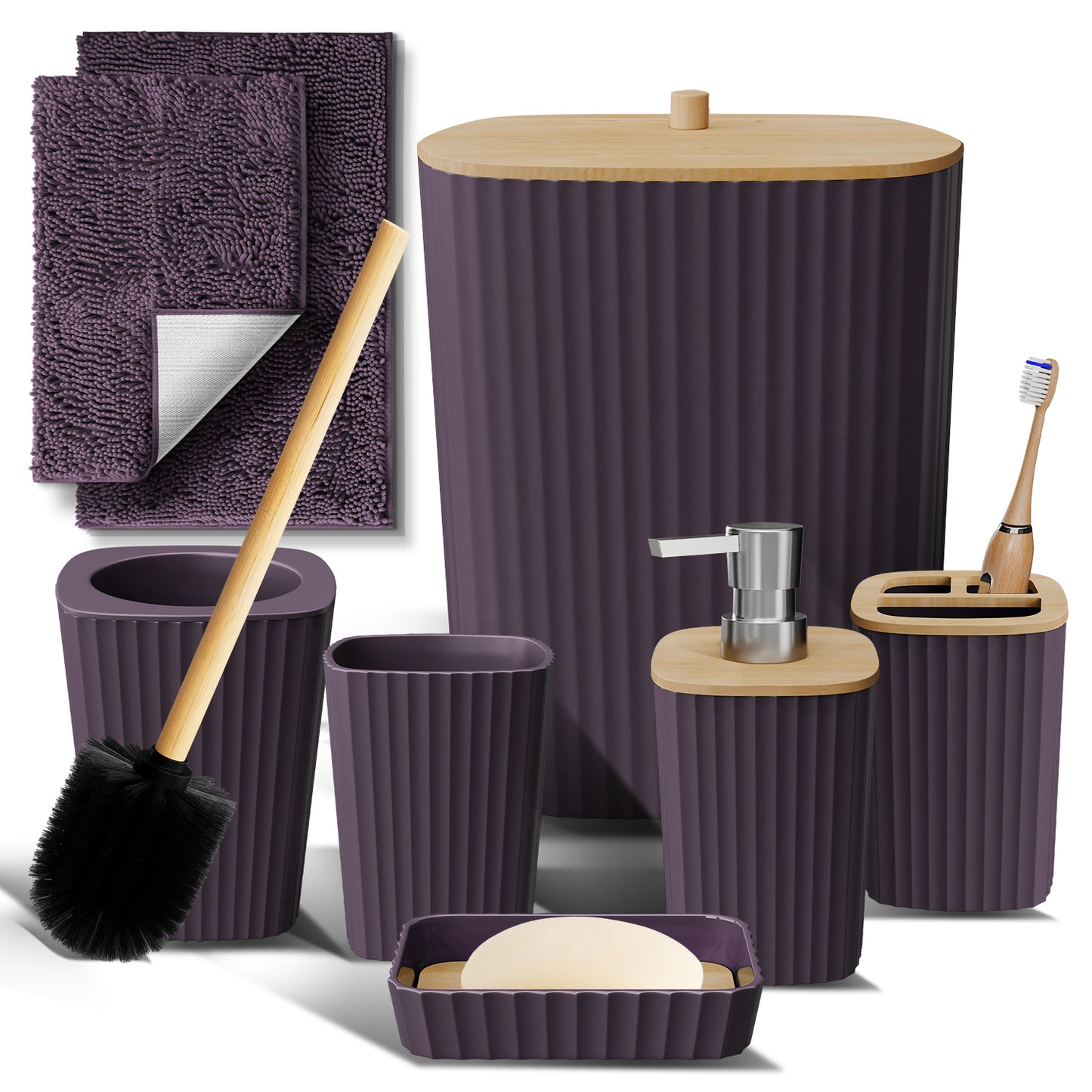 Clara Clark Bathroom Accessory Set