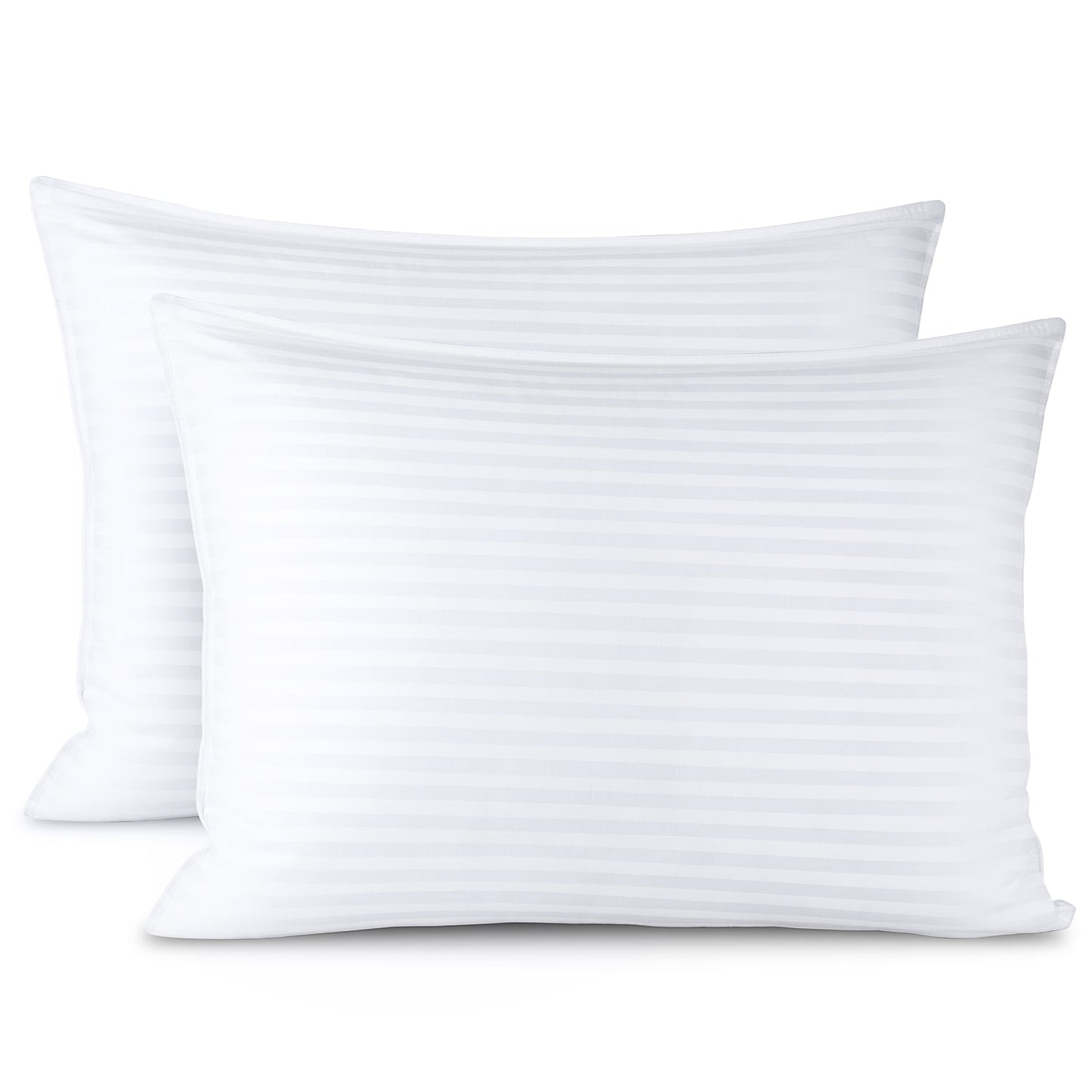 nestl Bed Pillows for Sleeping | Down Alternative Sleep Pillows | 100% Cotton Pillow Covers with Poly Fiber Filling | Soft Pillow for Sleeping