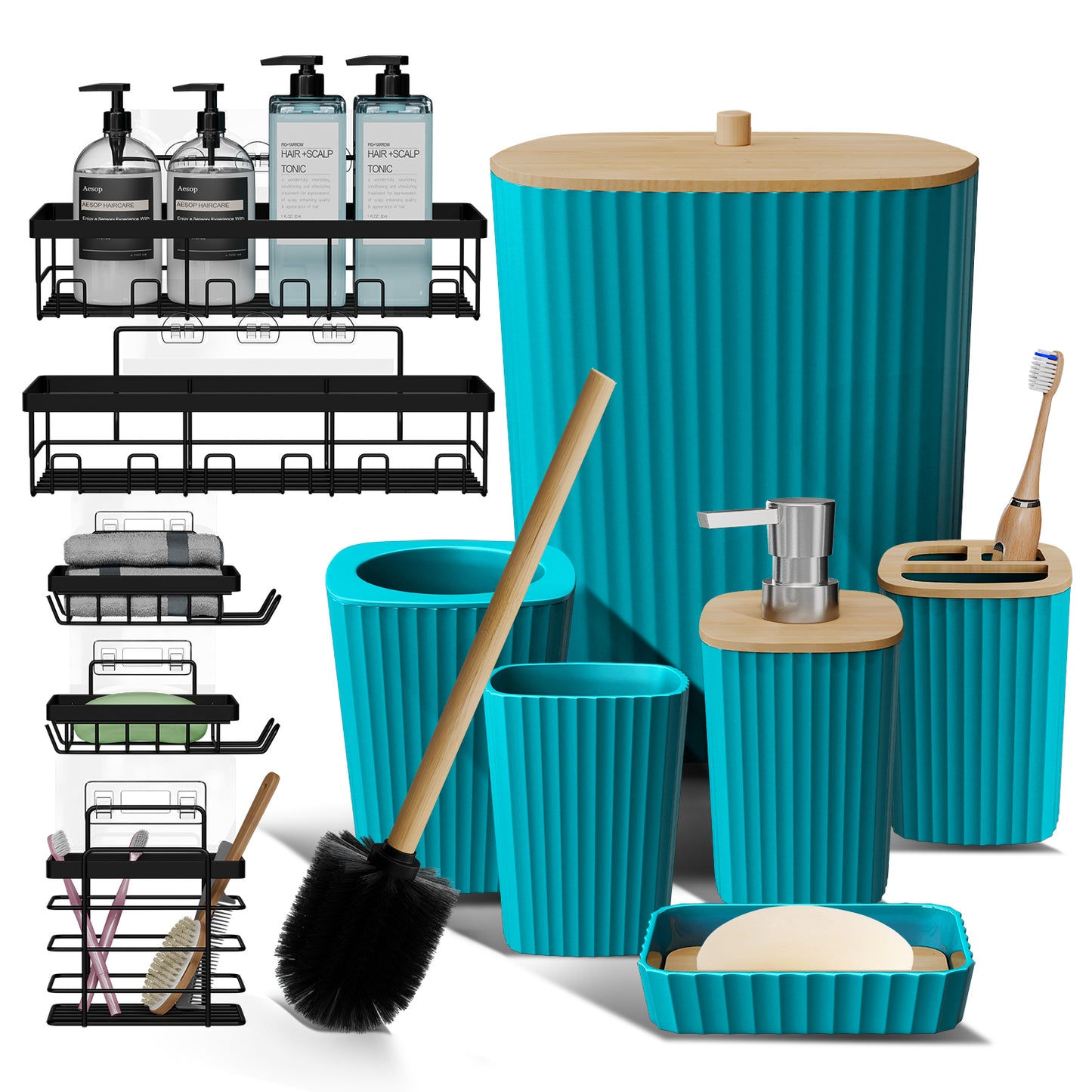 Clara Clark Bathroom Accessory Set
