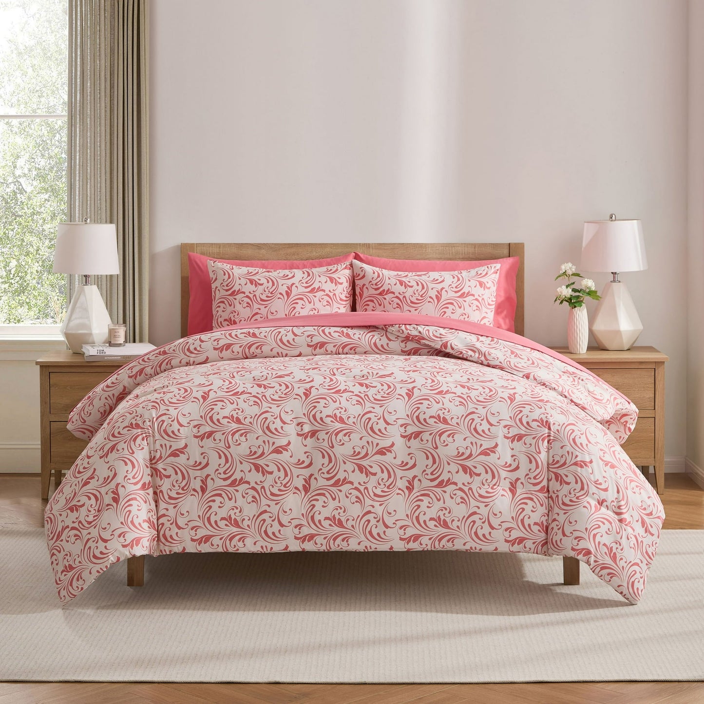 Virtu Biomorphic Design Bedding Comforter Sets