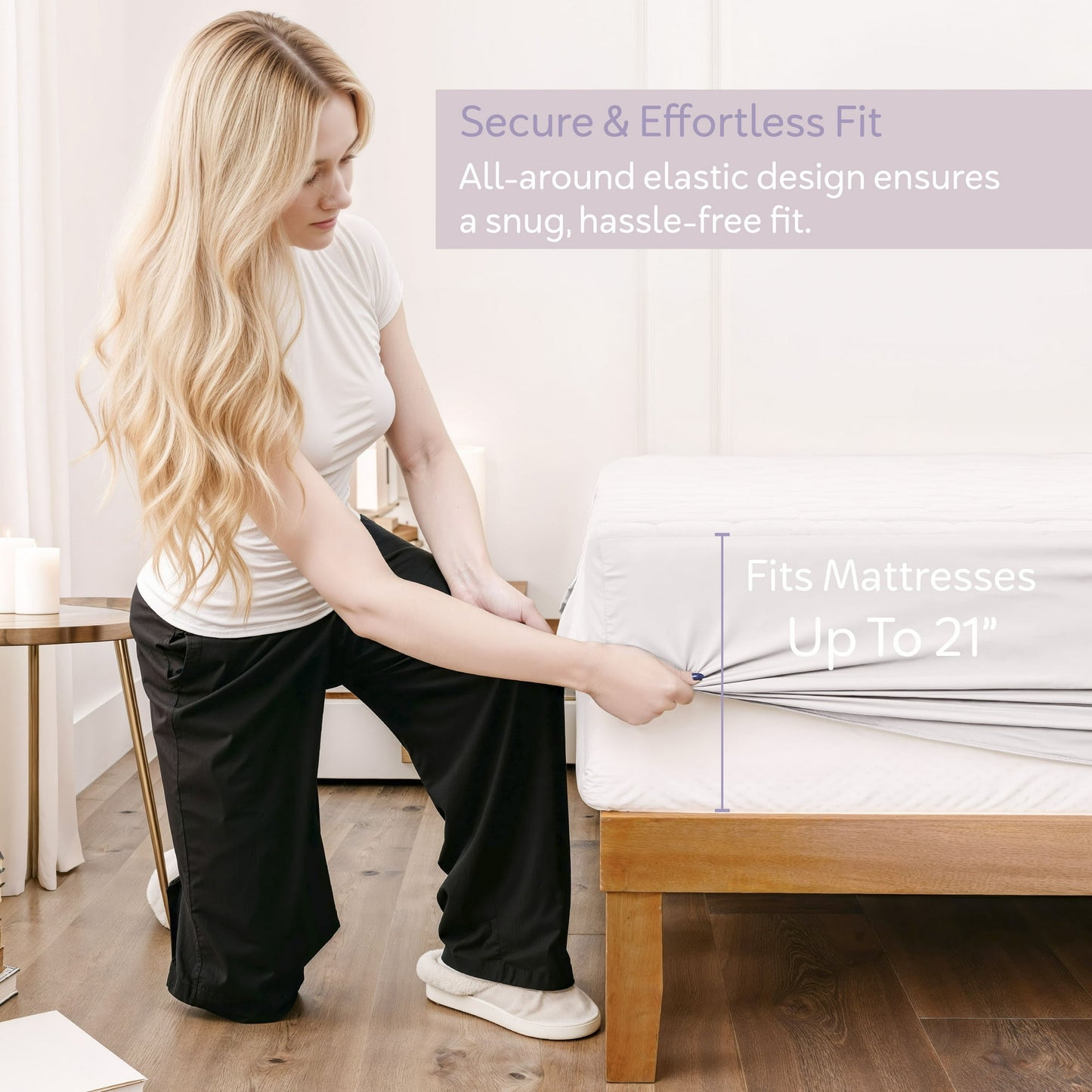 Lammaloe Waterproof Quilted Mattress Protector