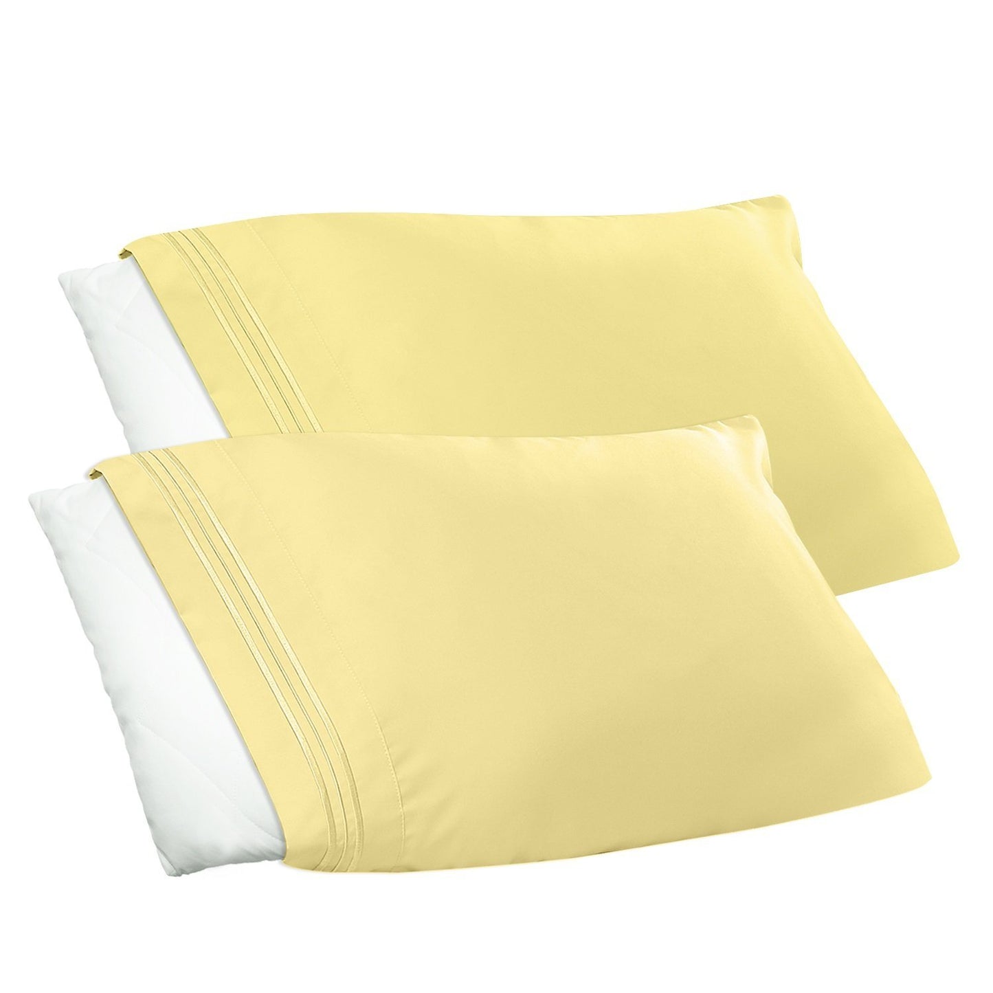 Clara Clark Bright Spring Colors 1800 Series 2pc Pillow Cases