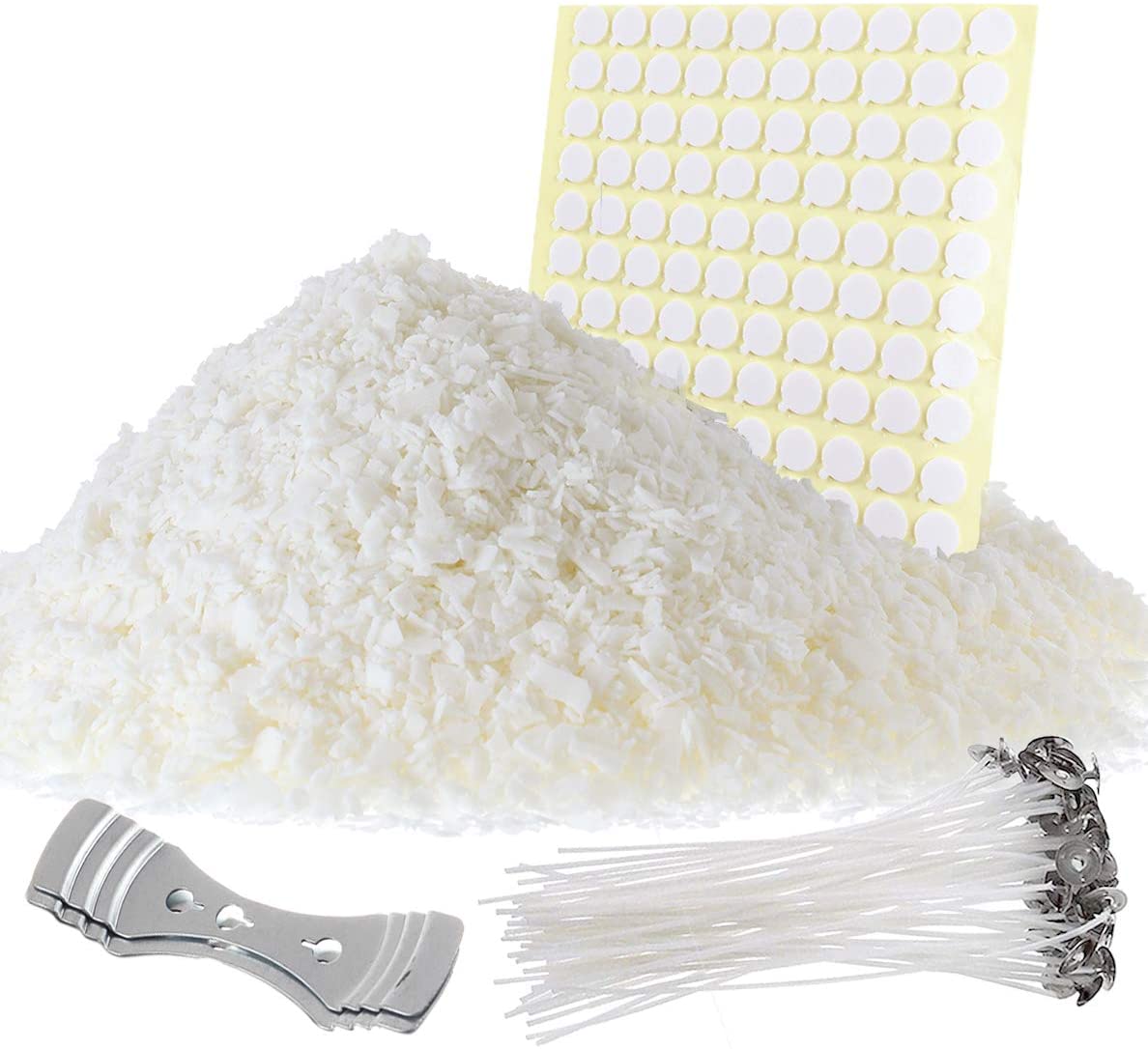 10 lbs Natural Soy Candle Wax & Candle Making Supplies - DIY