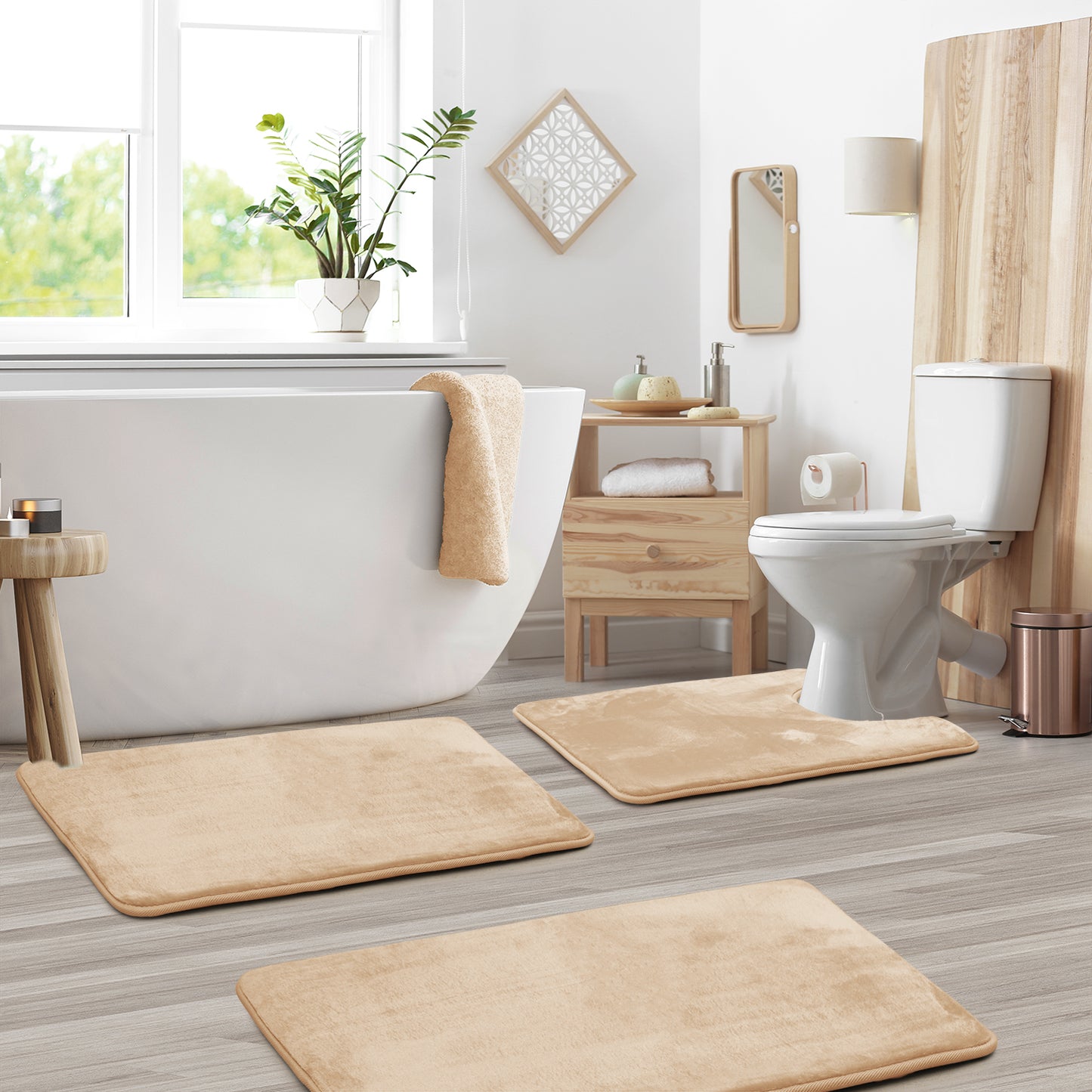 Clara ™ by Clara Clark® Memory Foam Bath Mat - 3 Pack