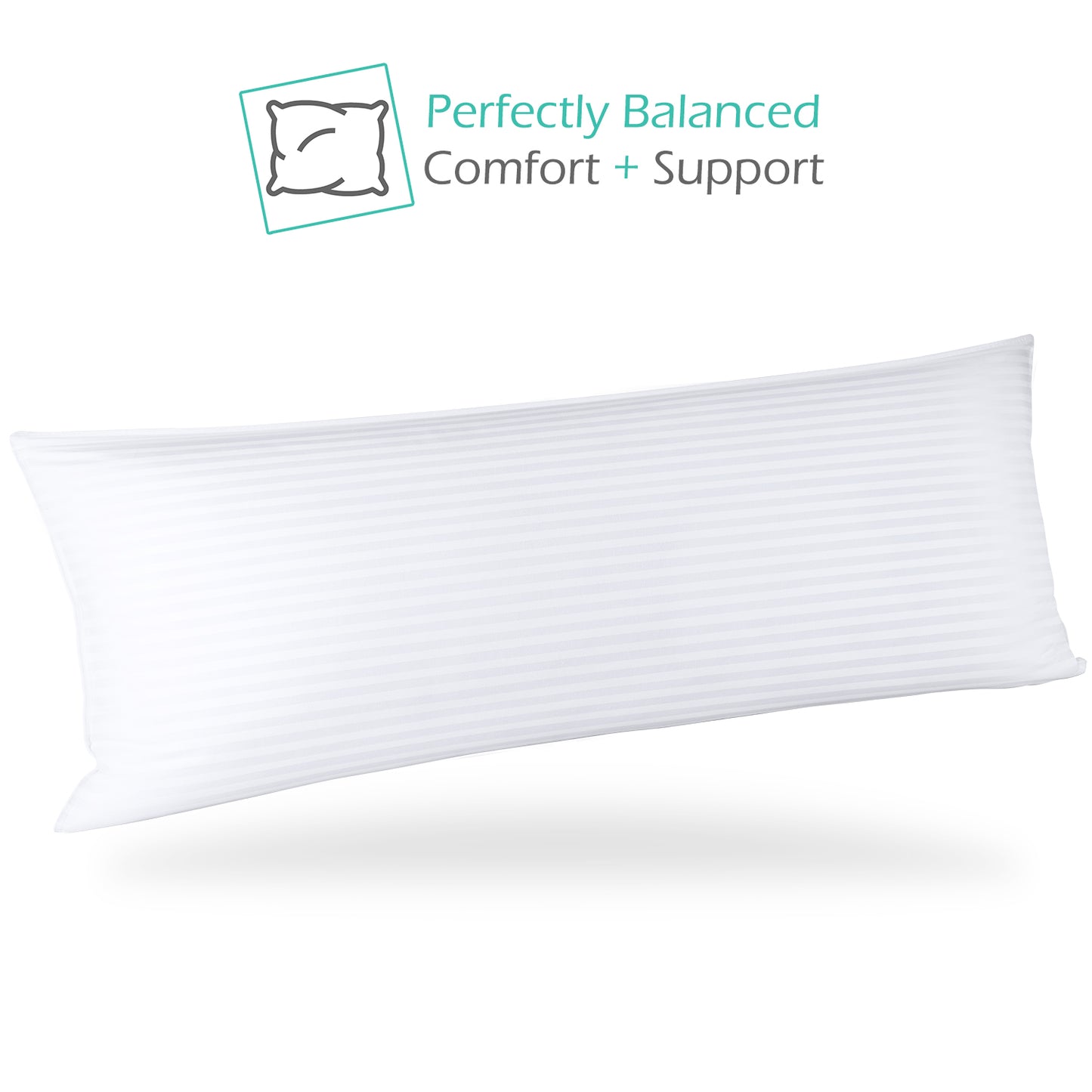 Nestl Body Bed Pillows for Sleeping | Down Alternative Sleep Pillows | 100% Cotton Pillow Covers with Poly Fiber Filling | Soft Pillow for Sleeping