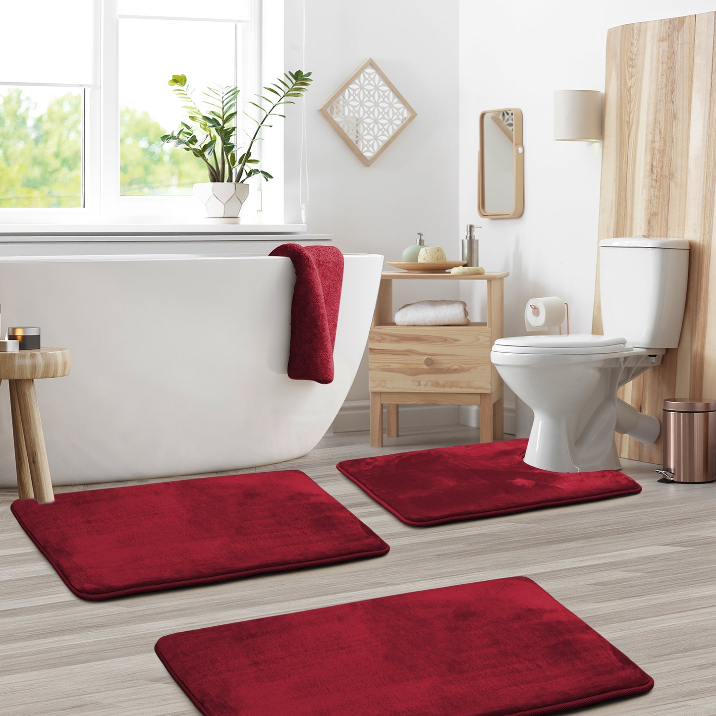 Clara ™ by Clara Clark® Memory Foam Bath Mat - 3 Pack