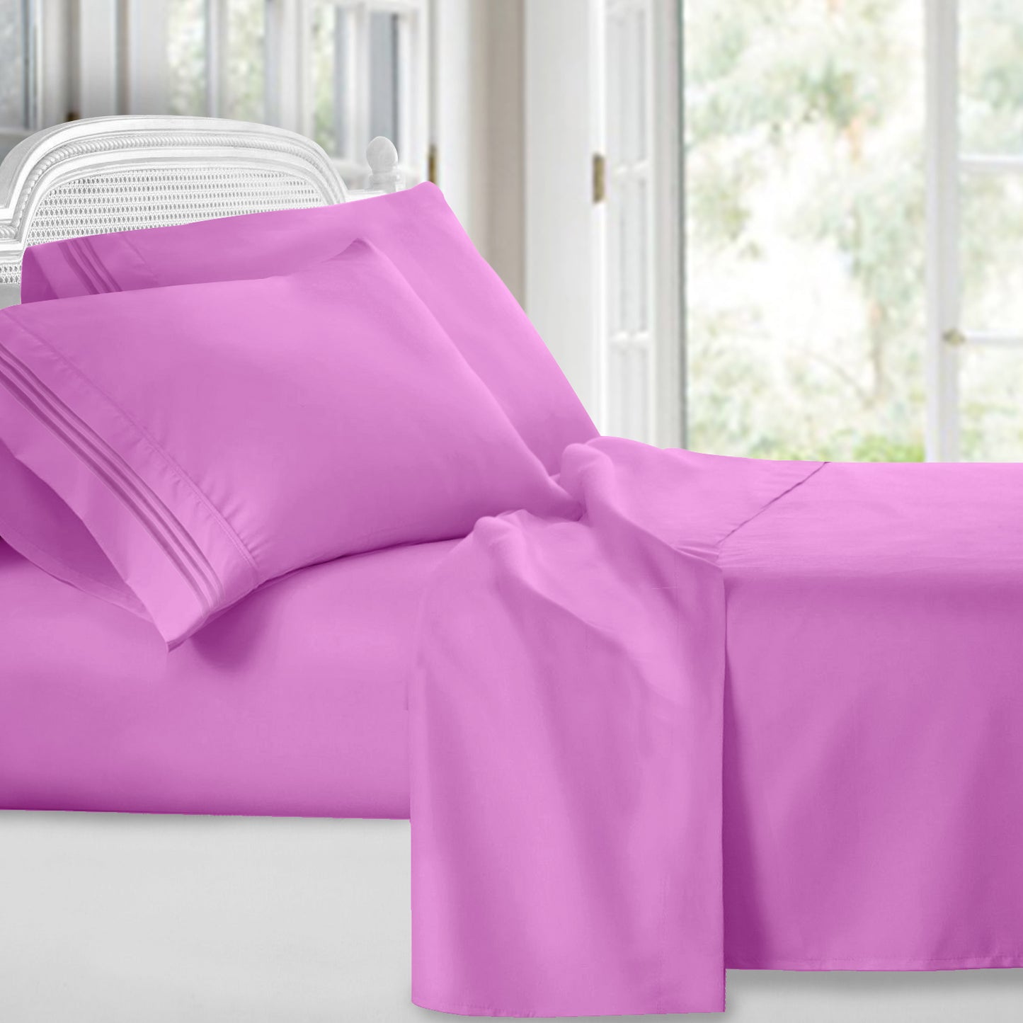 Bright Spring Colors Deep Pocket Bed Sheet Set