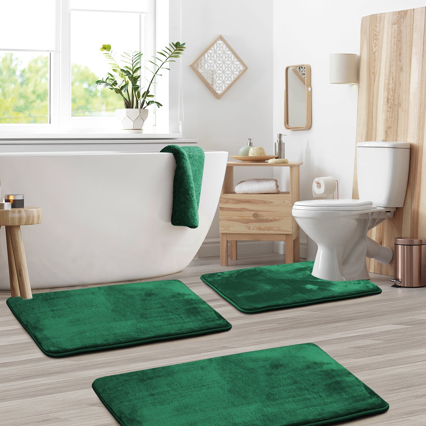 Clara ™ by Clara Clark® Memory Foam Bath Mat - 3 Pack
