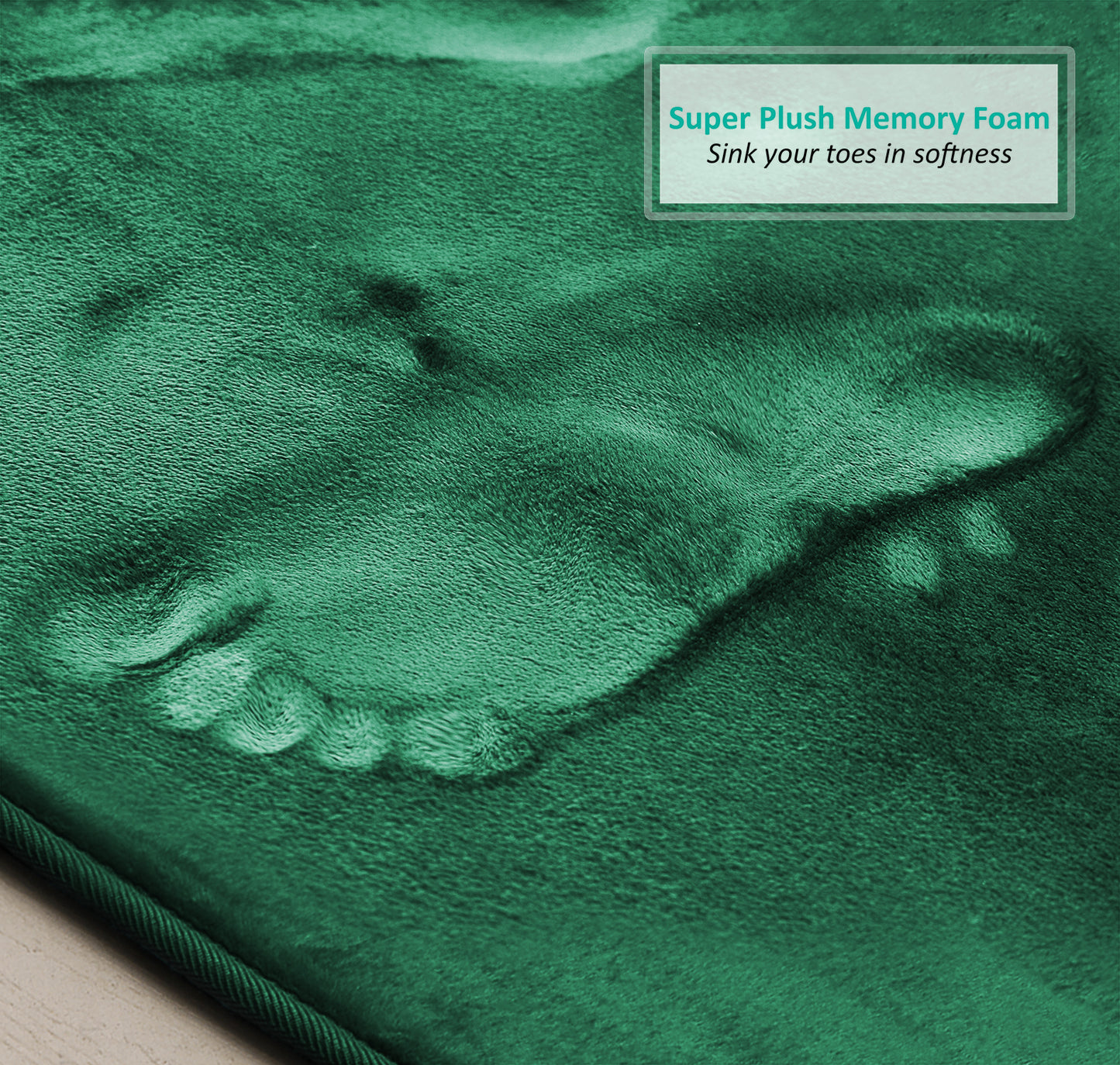 Clara Clark Memory Foam Bath Mat - 3 Pack