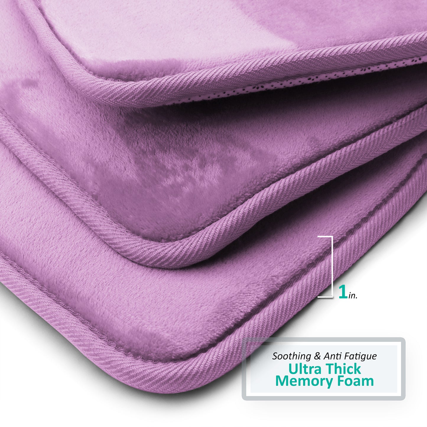 Clara Clark Memory Foam Bath Mat - 3 Pack