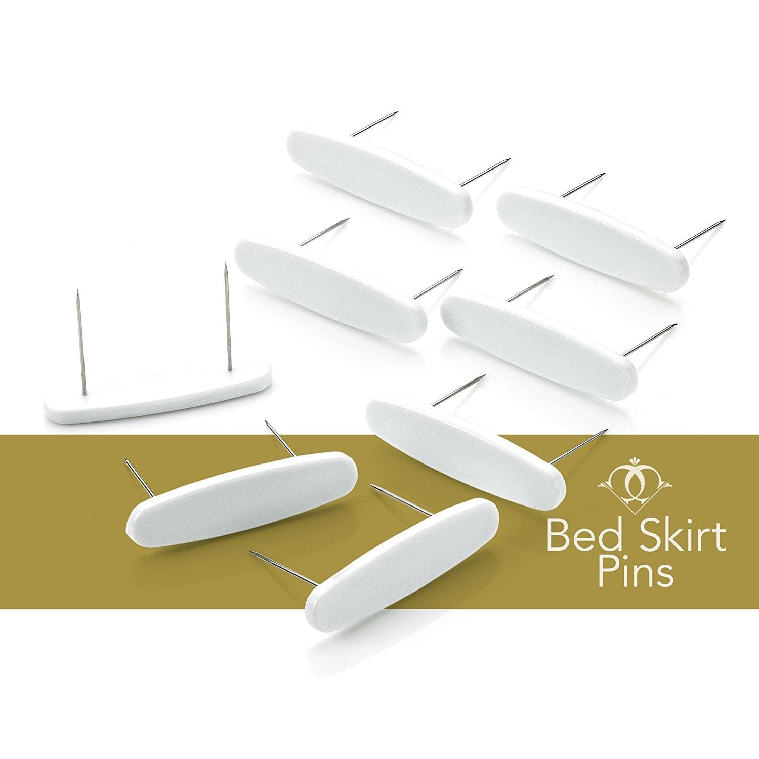 Bed Skirt Pins - 8 Pieces – Cozy Array
