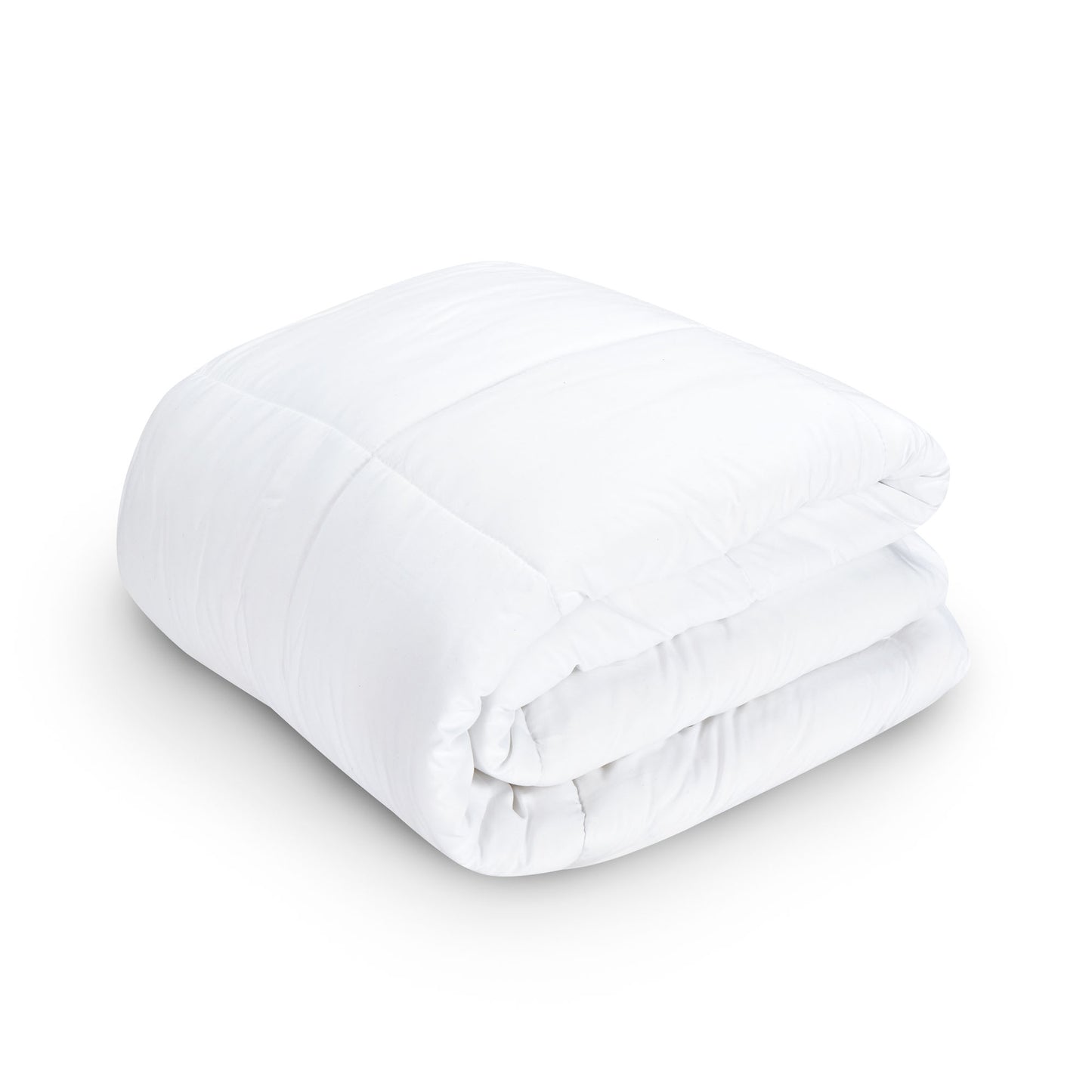Nestl Bedding Down Alternative Comforter - Quilted Comforter - Queen Size Comforter - Hypoallergenic - All Season Quilted Duvet Insert, White