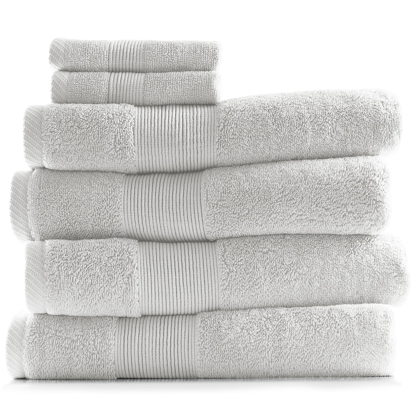 Hearth & Harbor 700 GSM Hand & Bath Towel Collection – 100% Cotton Luxury Set of 4 Bath Towels & 2 Wash Cloths – Ultra Soft & Highly Absorbent Beach, Spa & Bathroom Body Shower Towels