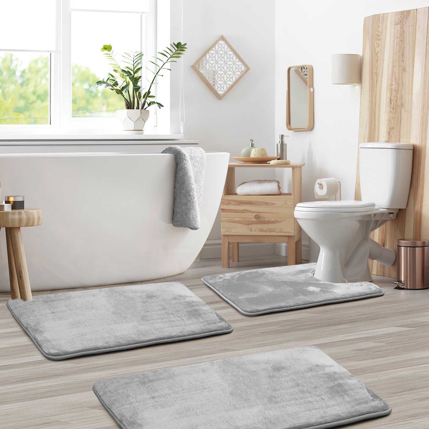 Clara ™ by Clara Clark® Memory Foam Bath Mat - 3 Pack
