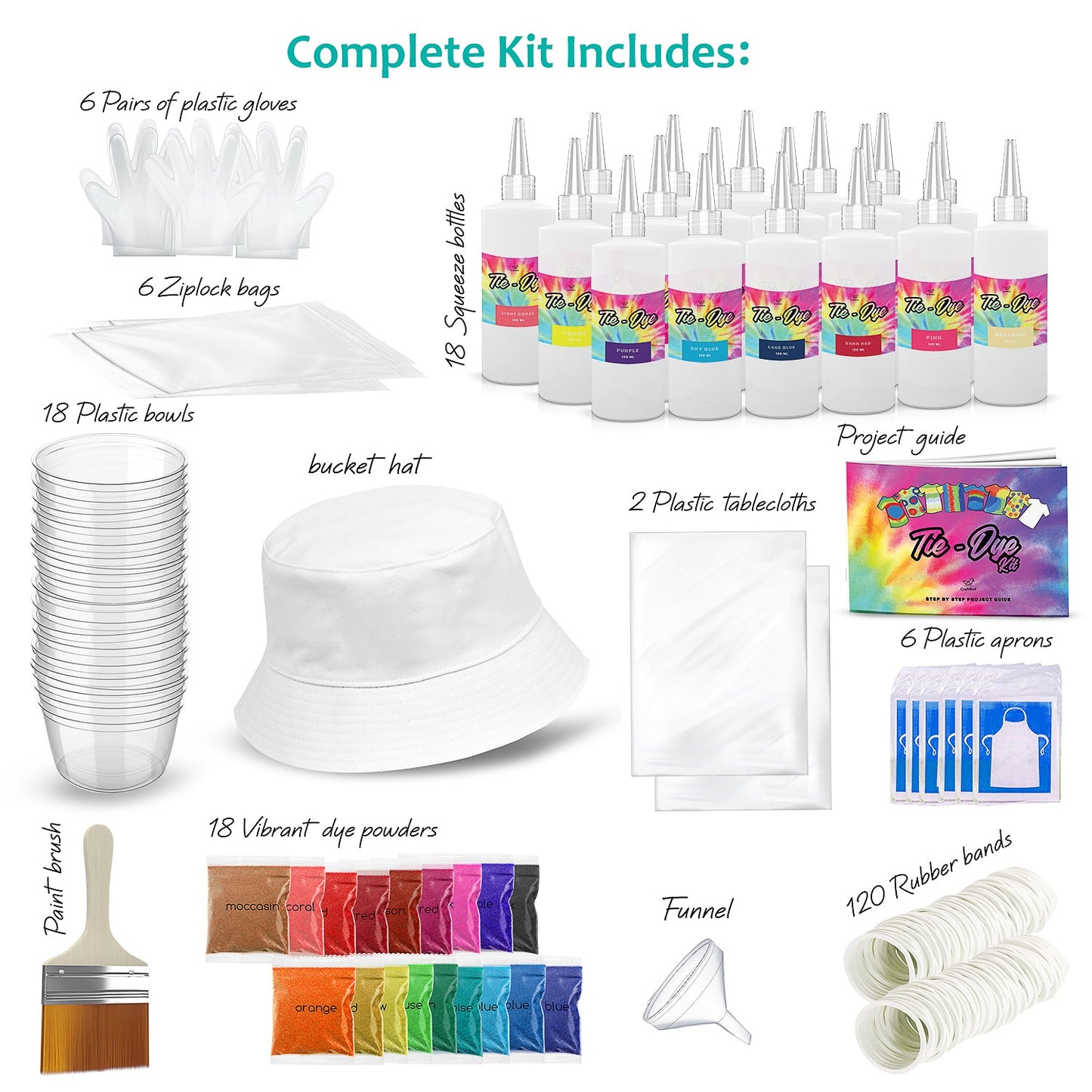Tie Dye Kit for Kids & Adults