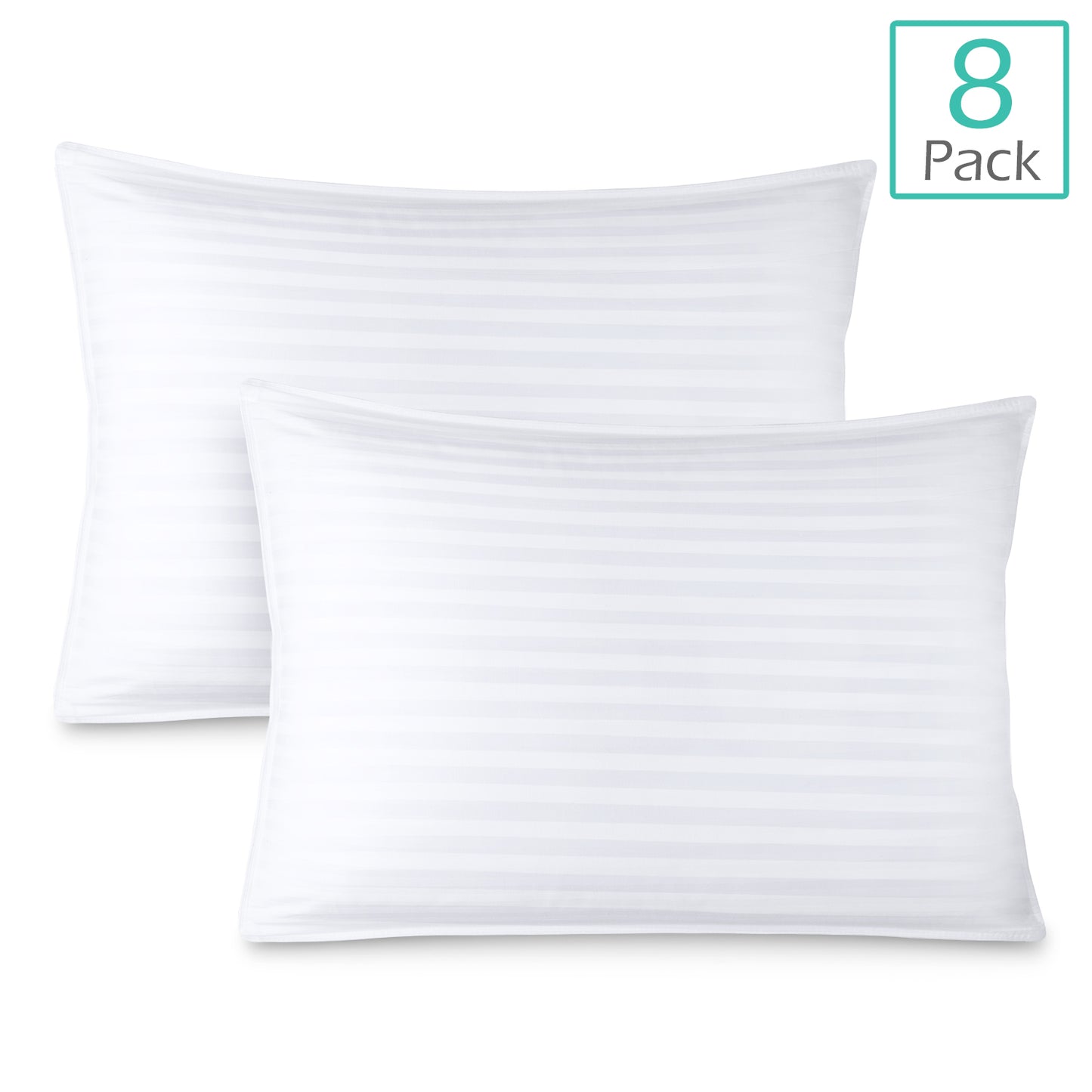 Nestl Bed Pillows for Sleeping | Down Alternative Sleep Pillows | 100% Cotton Pillow Covers with Poly Fiber Filling | Soft Pillow for Sleeping